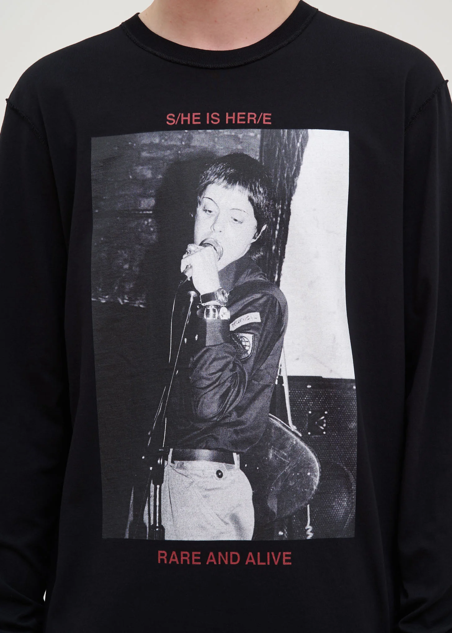 Black Hero Long Sleeve T-Shirt - Image 3