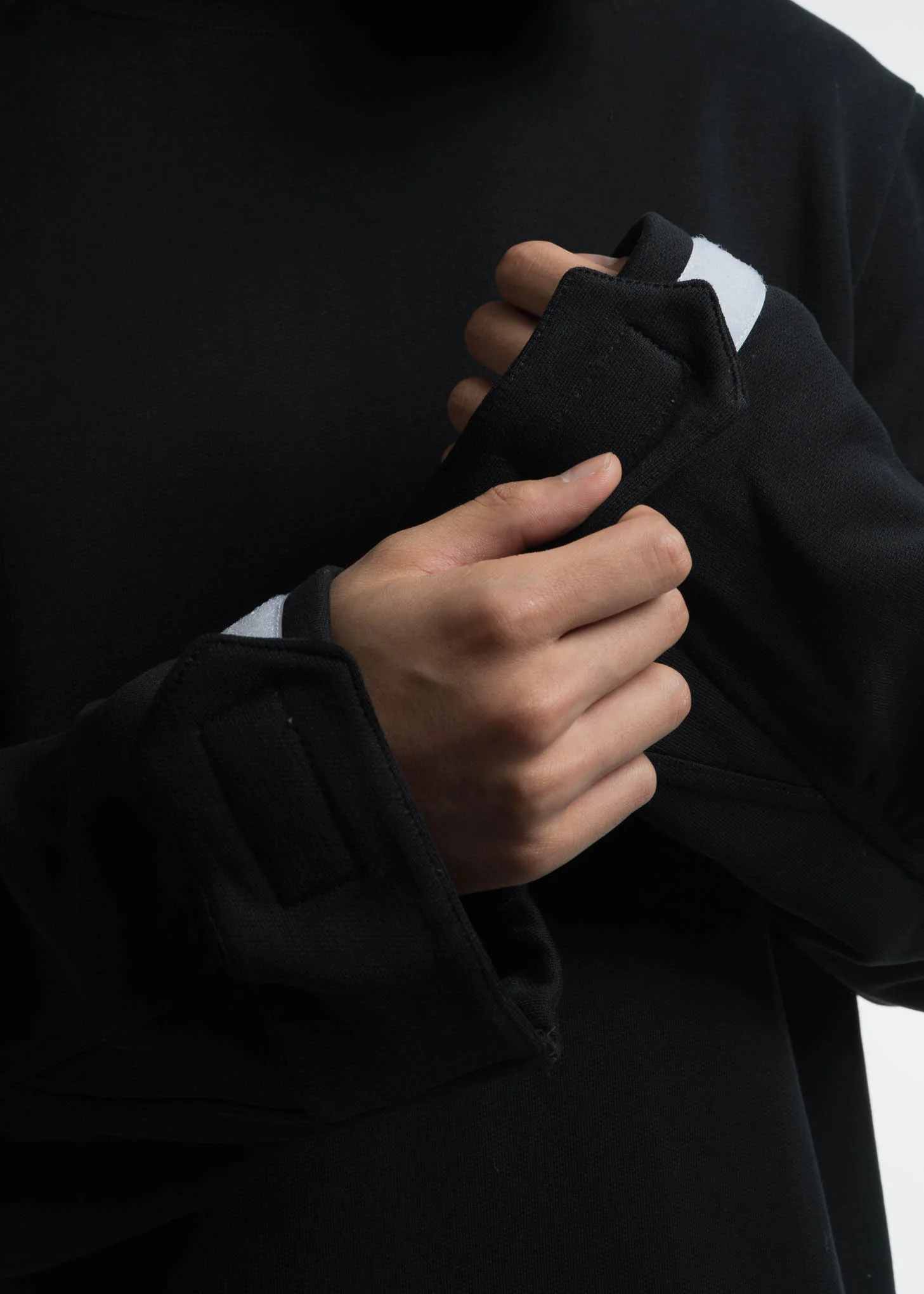 Black Heston Bomber Sweatshirt - Image 2