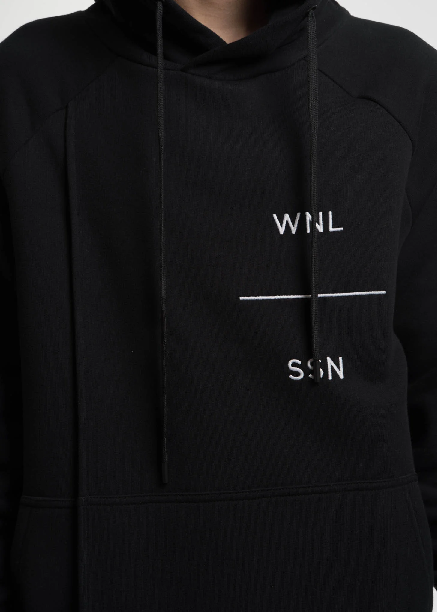 Black Hikmet Hoodie w/ Overlaid - Image 5