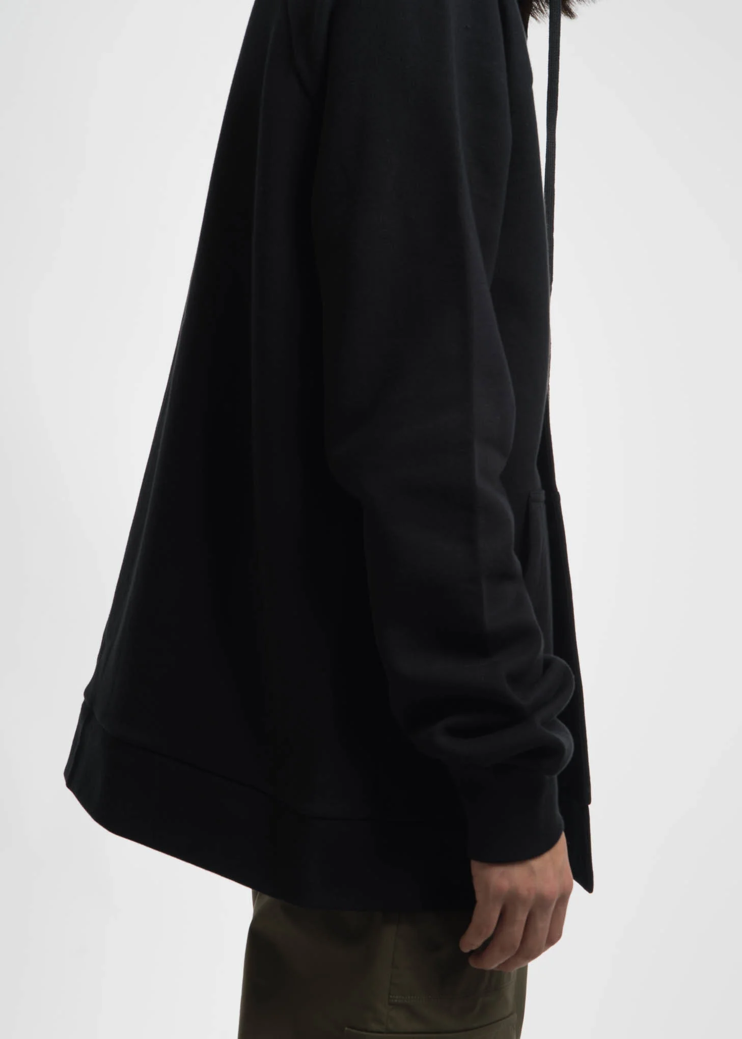 Black Hikmet Hoodie w/ Overlaid - Image 8