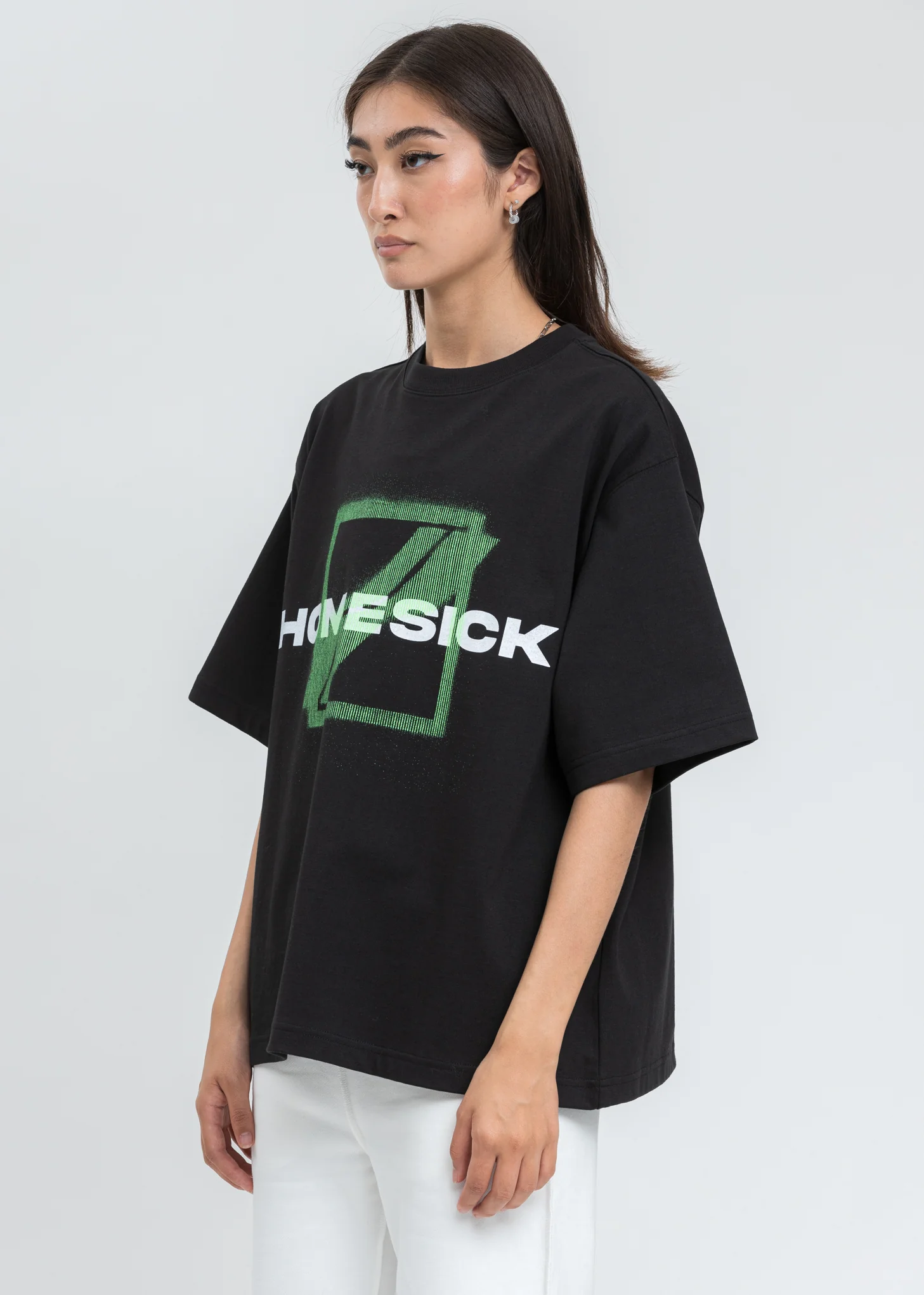 Black Homesick Big Logo T-Shirt - Image 3