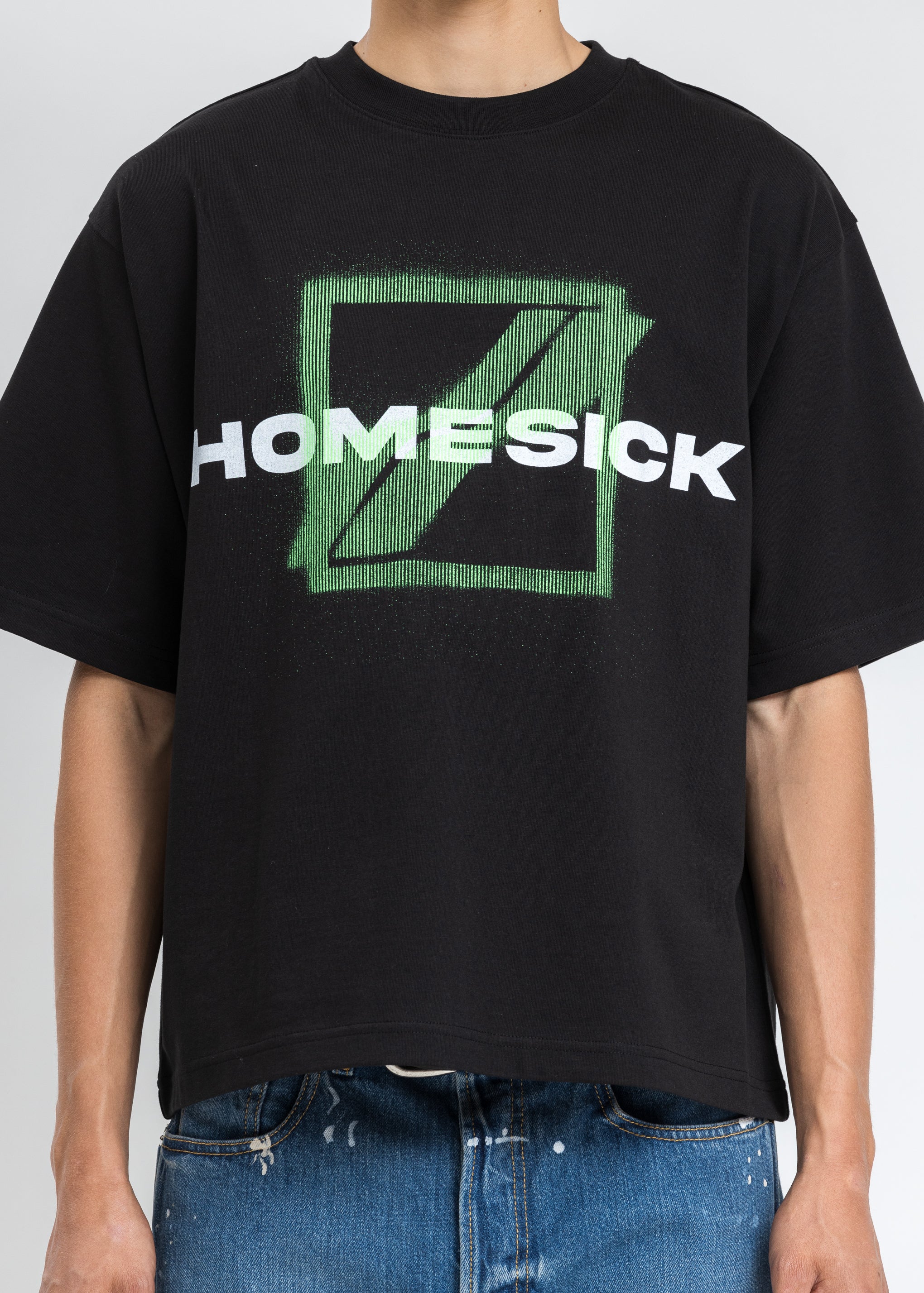 Black Homesick Big Logo T-Shirt - Image 4