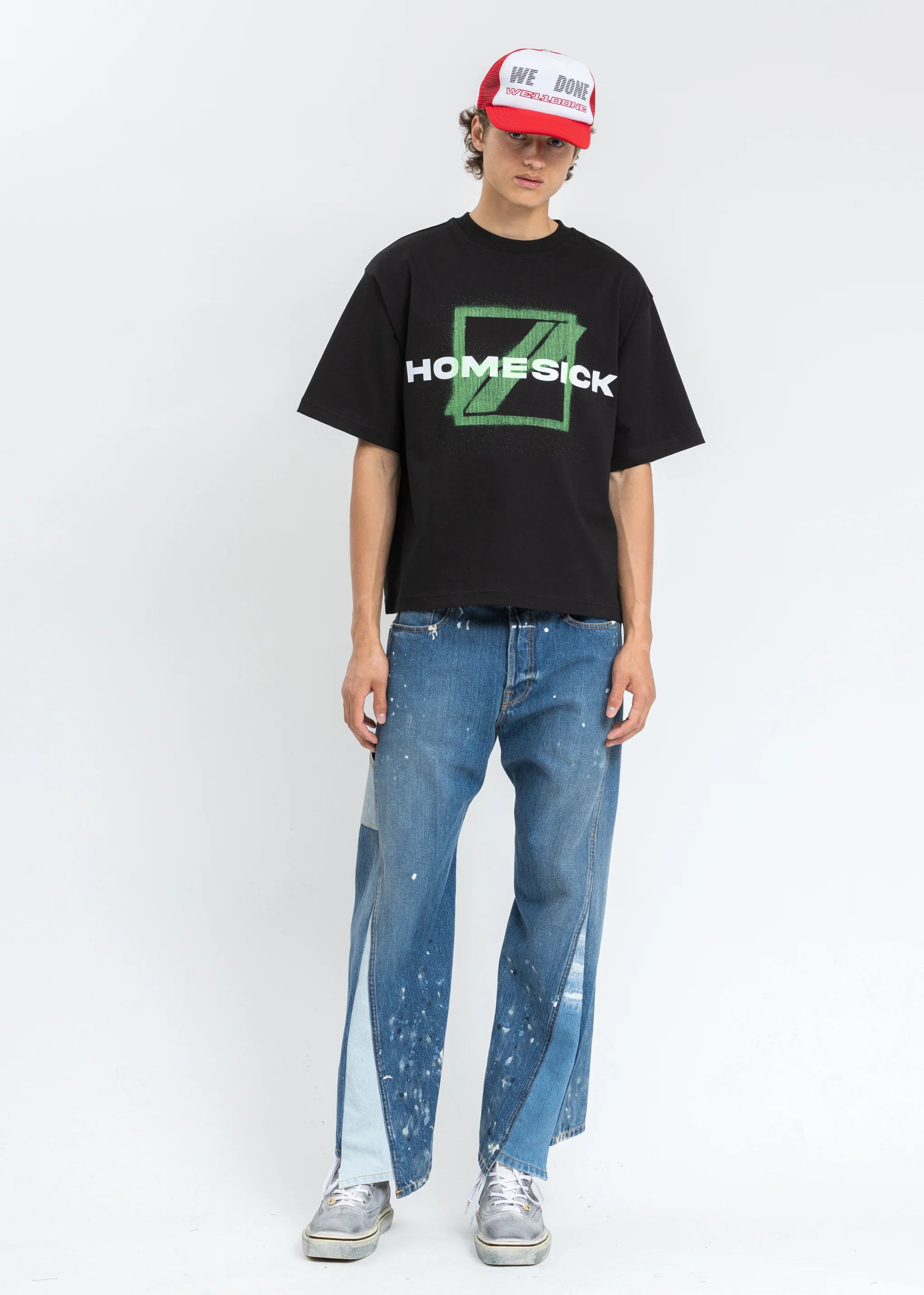 Black Homesick Big Logo T-Shirt - Image 5