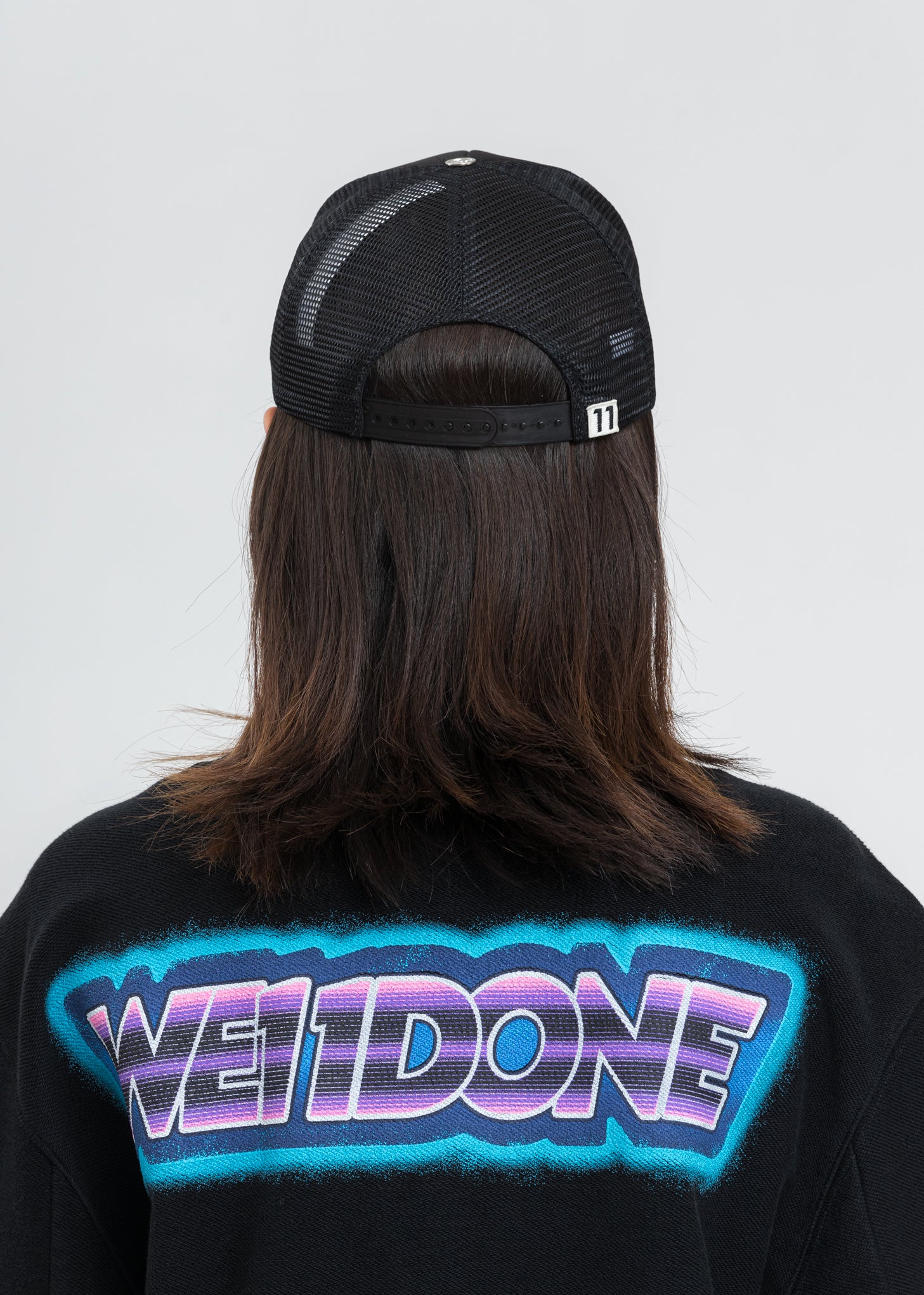 Black HOMESICK Logo Mesh Cap - Image 3