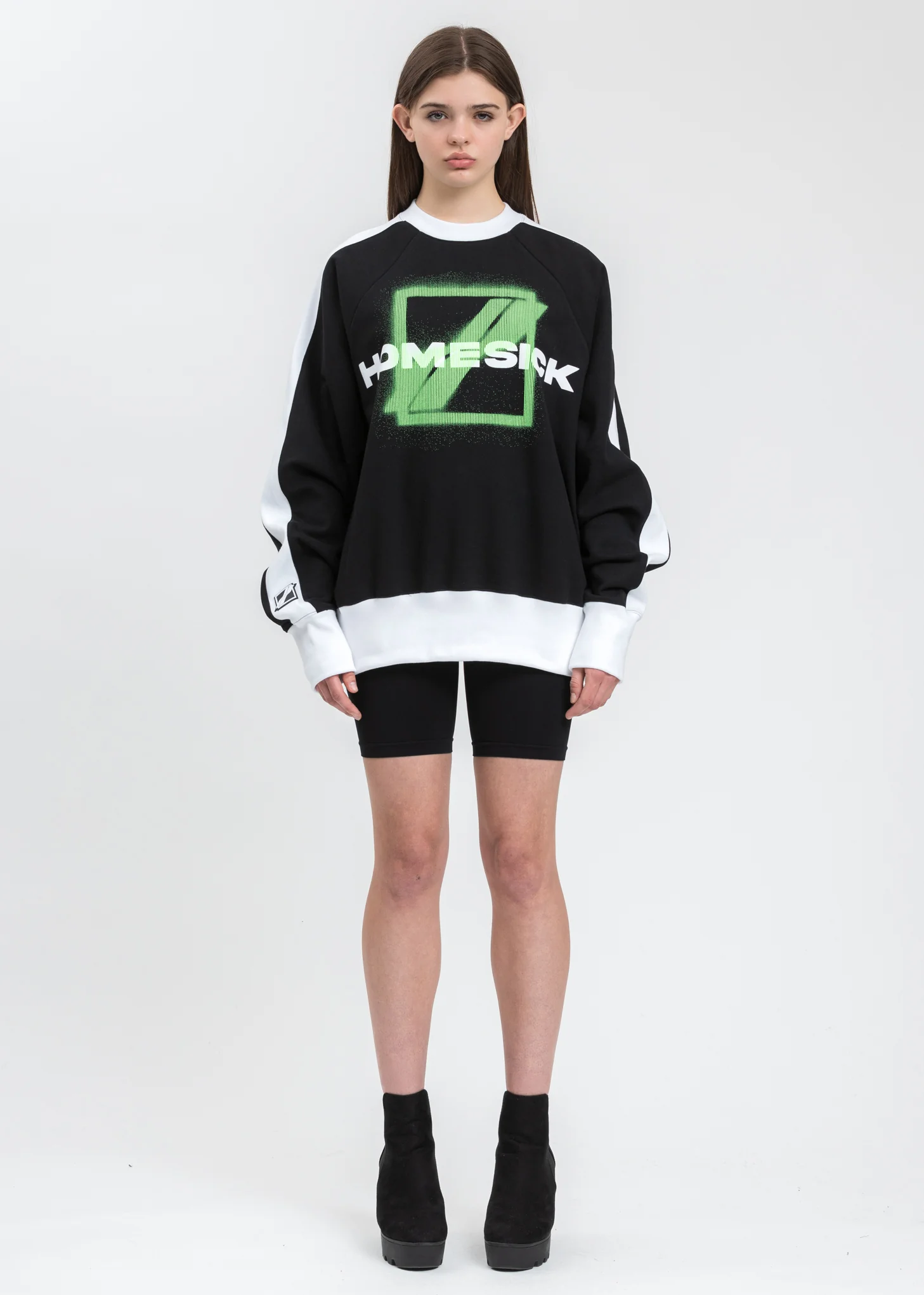 Black Homesick Raglan Sweater - Image 6