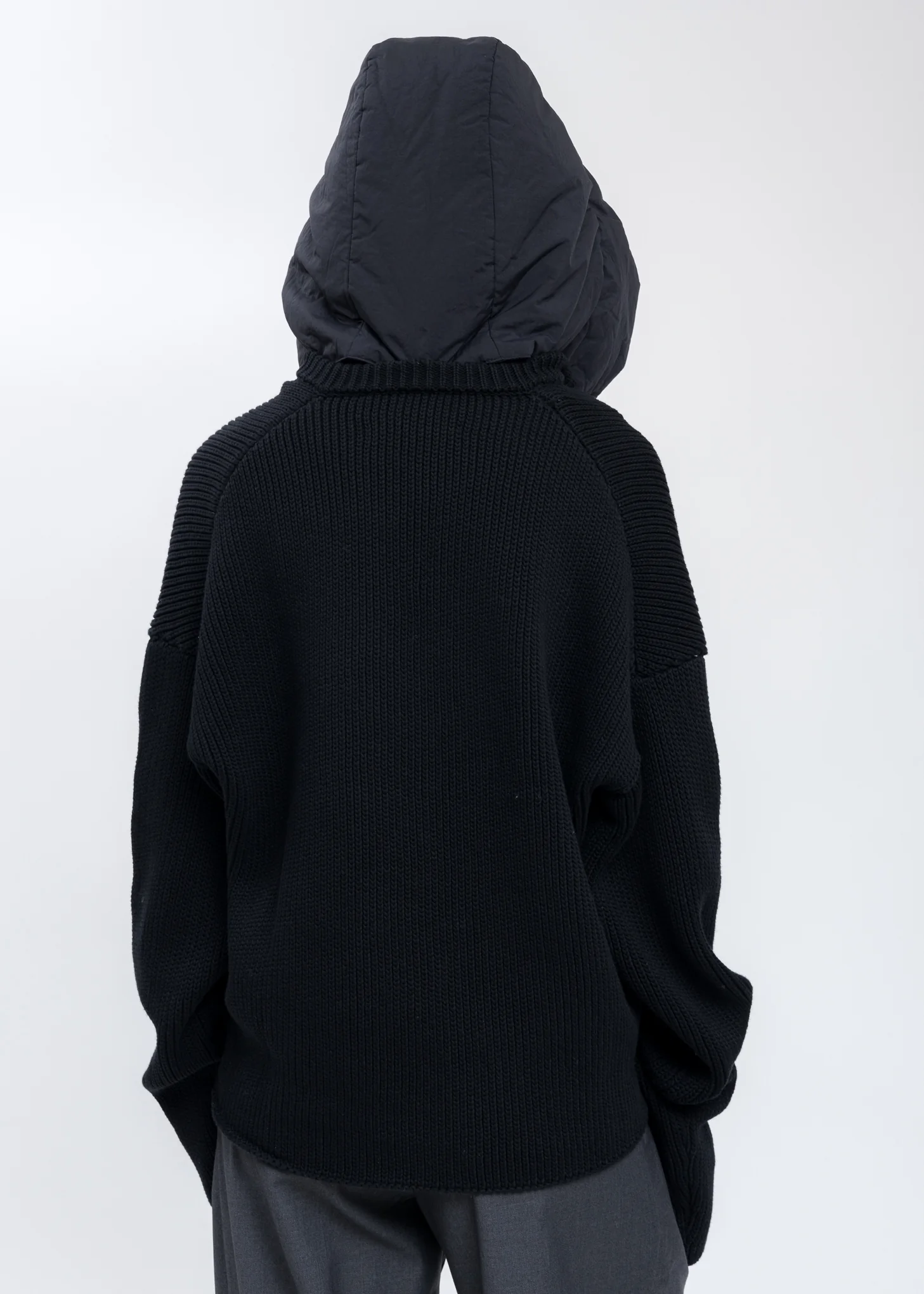 Black Hood Knit - Image 4