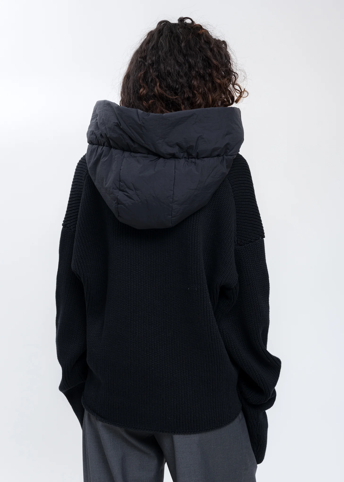Black Hood Knit - Image 5
