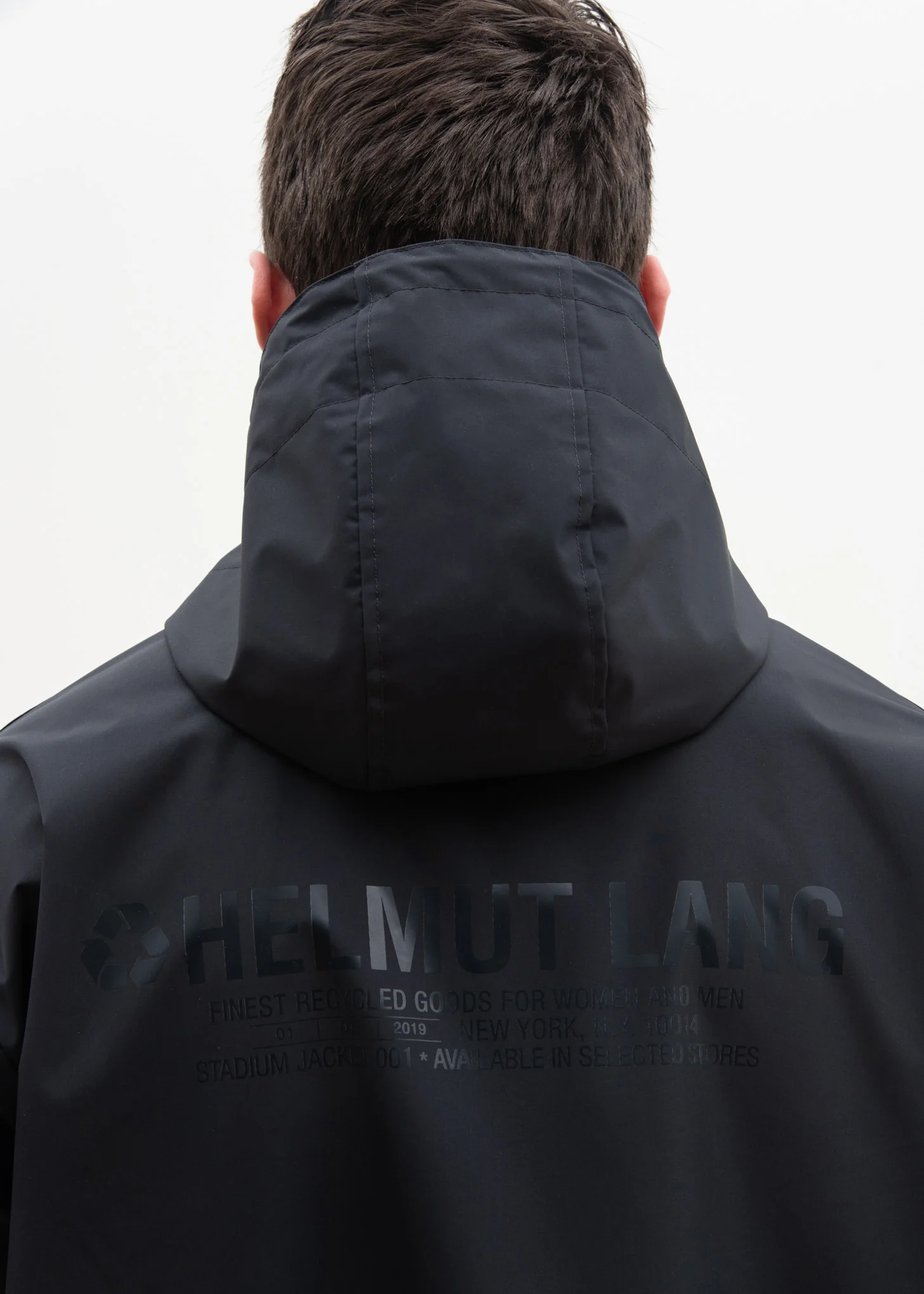 Black Hooded Raincoat (Special Project) - Image 2