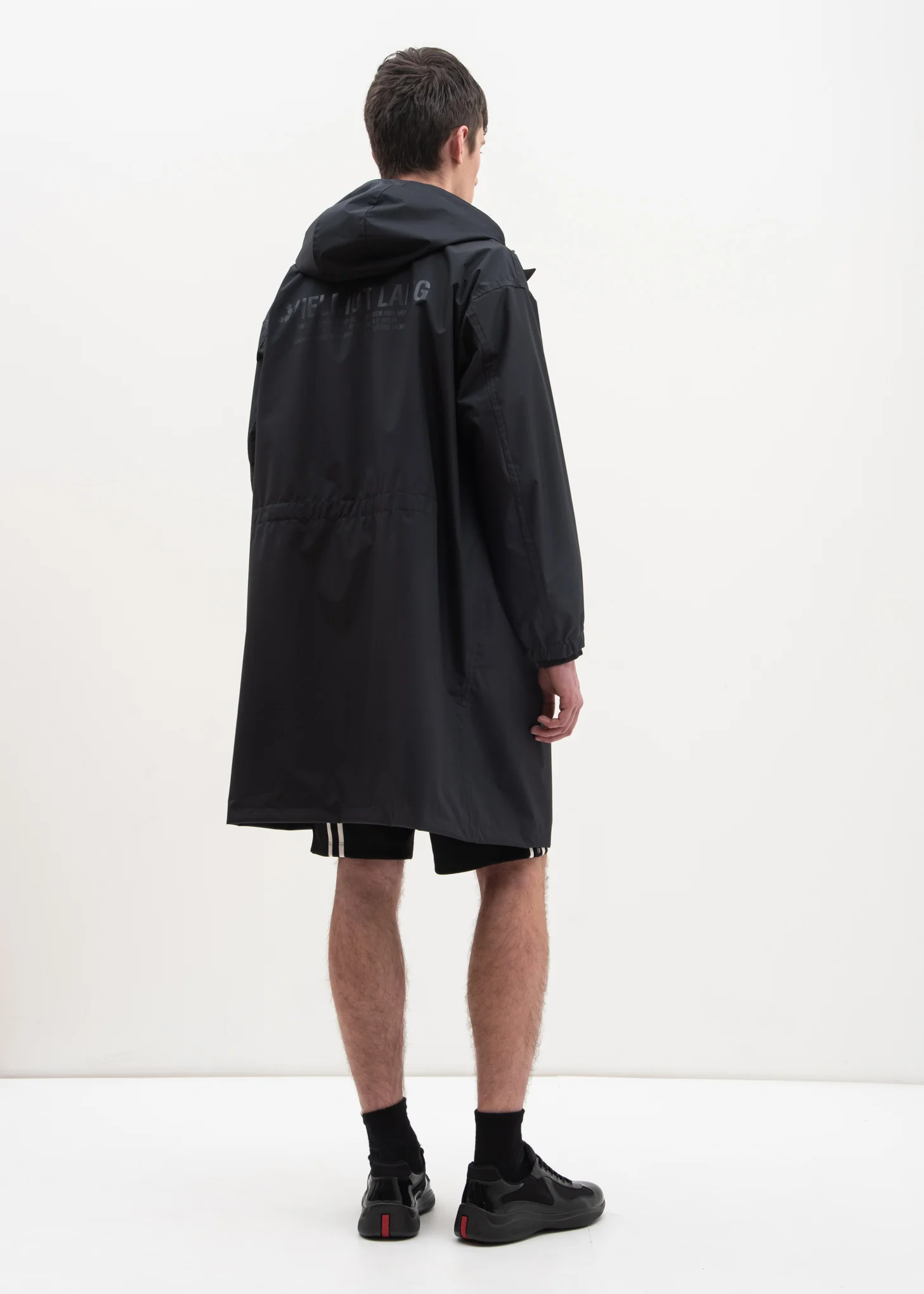 Black Hooded Raincoat (Special Project) - Image 4
