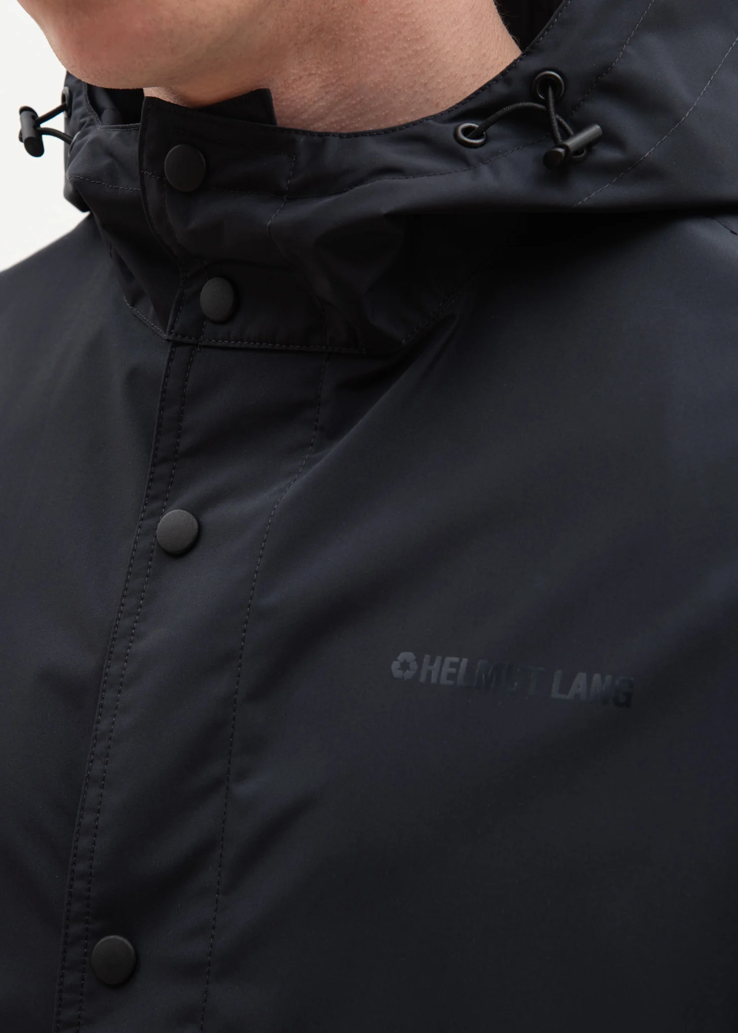 Black Hooded Raincoat (Special Project) - Image 6