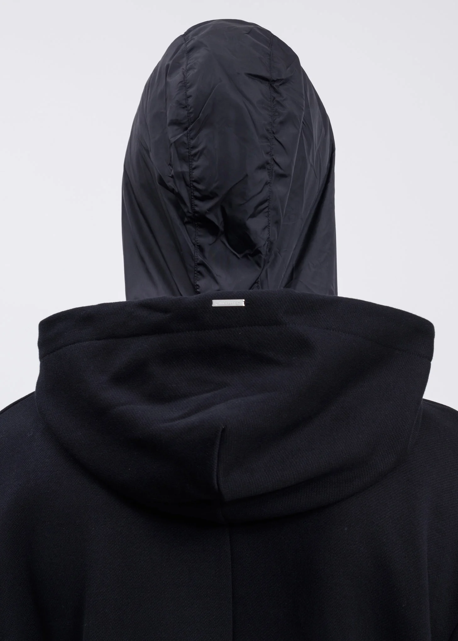 Black Hoodie W. Inside Tech Hood - Image 5