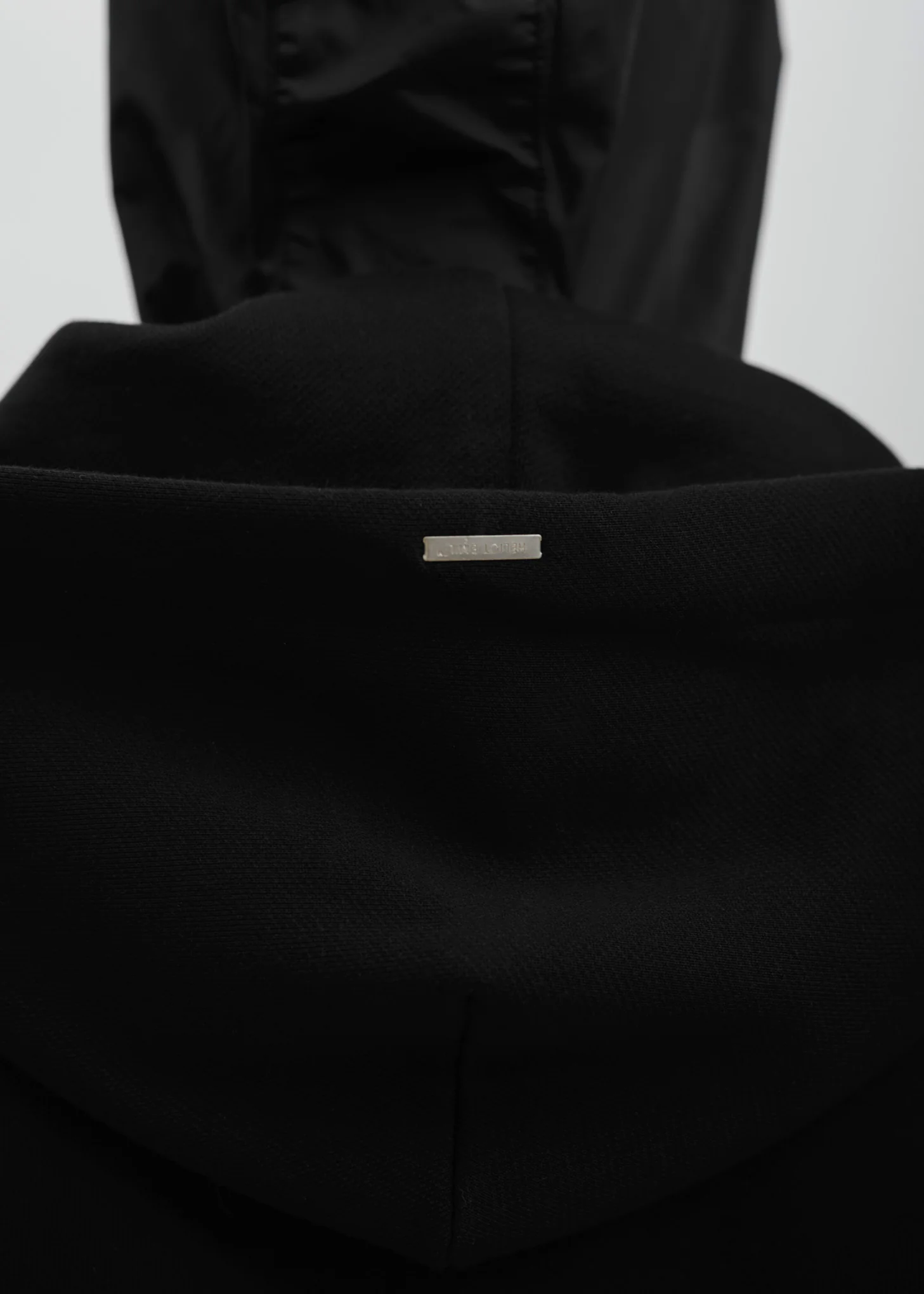 Black Hoodie w/ PVC Details - Image 5