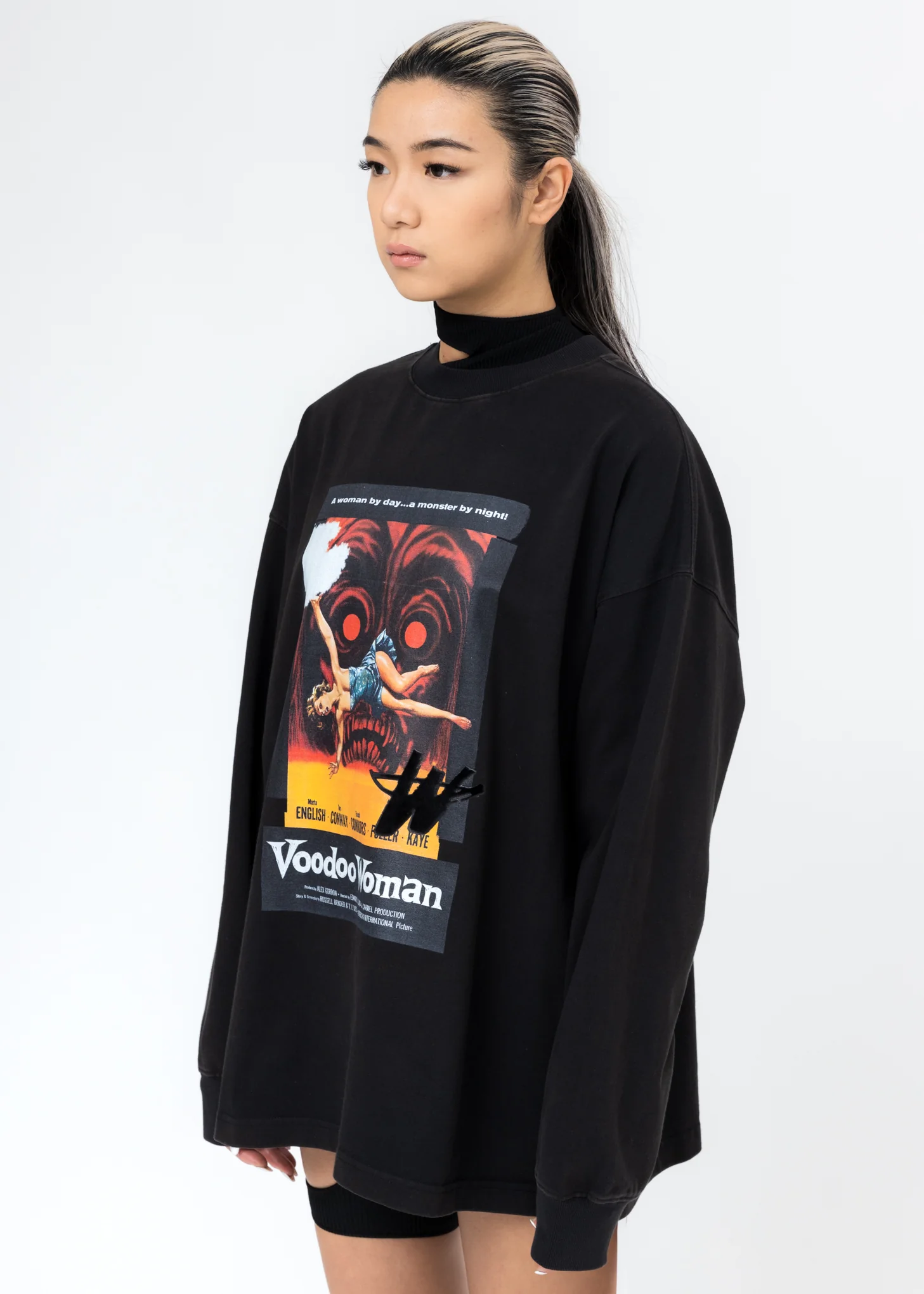 Black Horror Movie Long Sleeve - Image 2