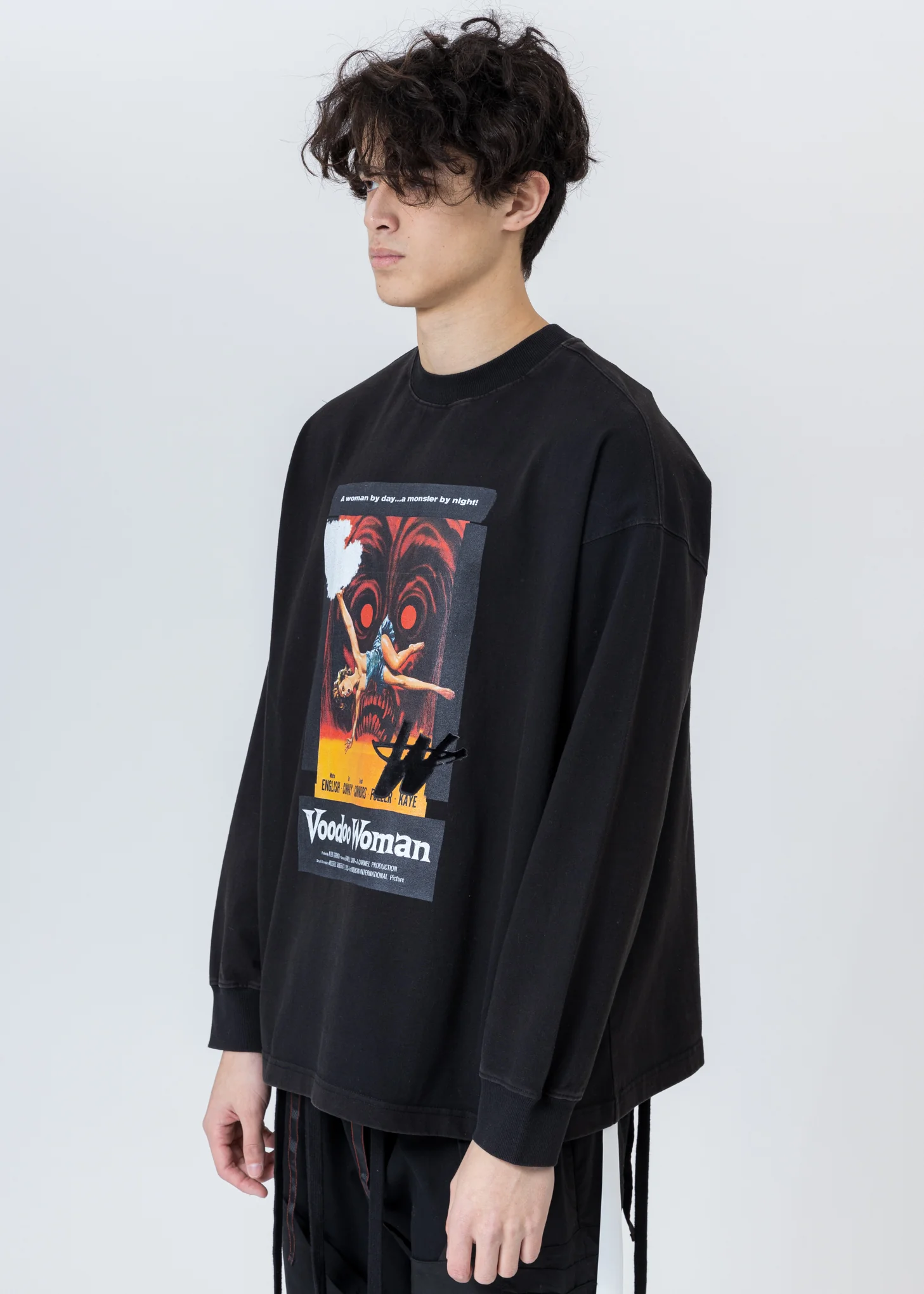 Black Horror Movie Long Sleeve - Image 3