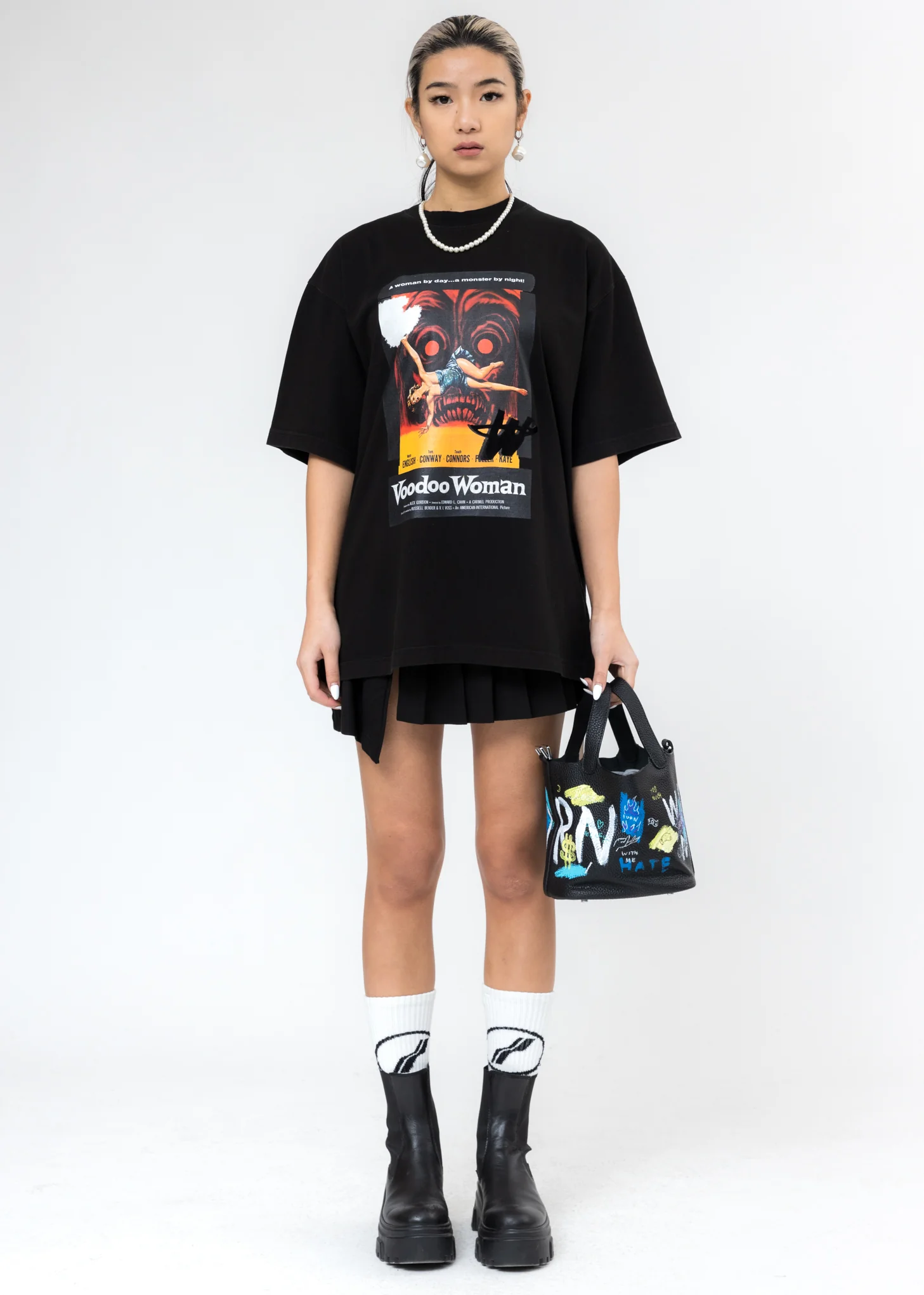 Black Horror Movie T-Shirt - Image 2