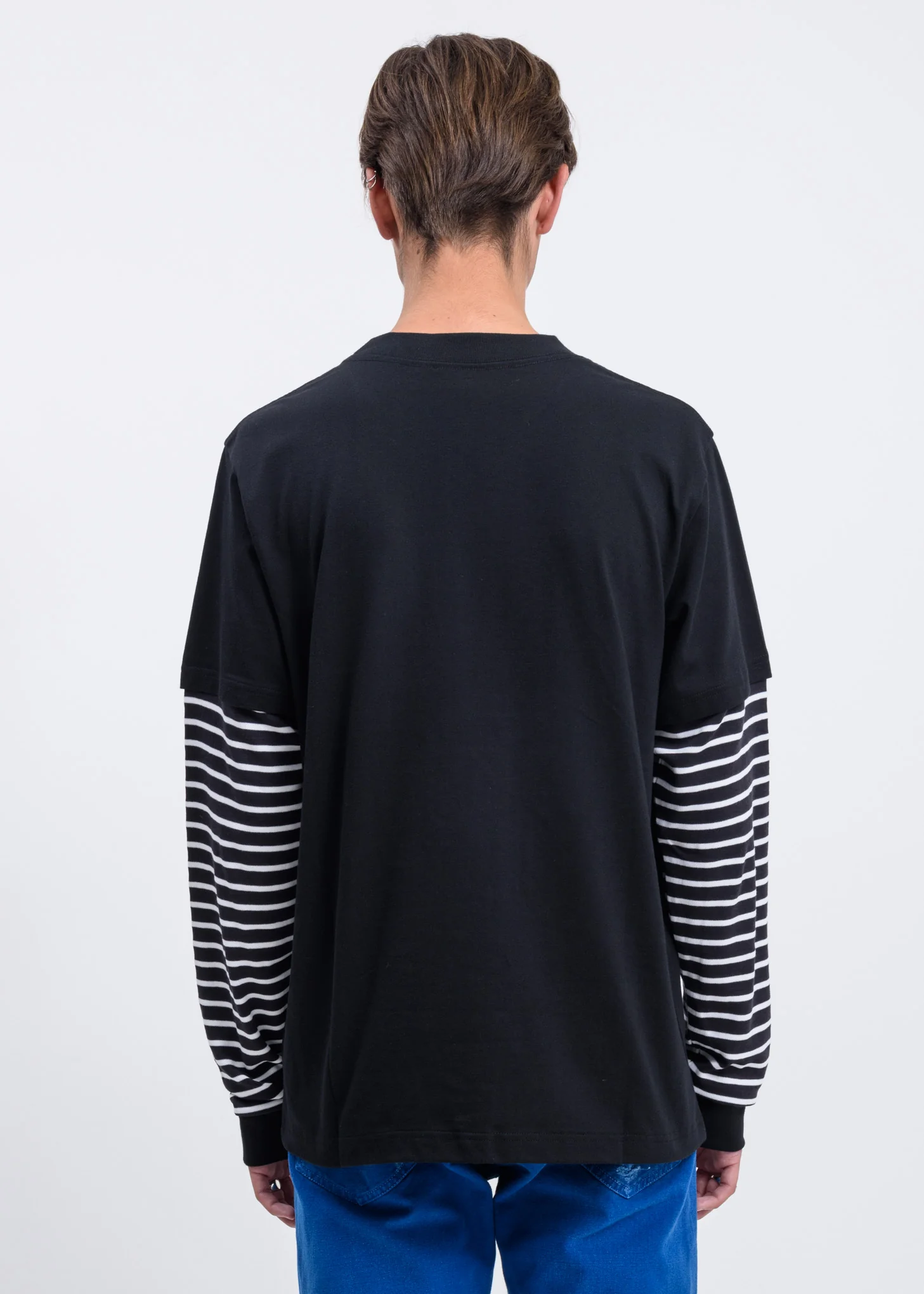 Black Hymypoika Double Layer T-Shirt - Image 4