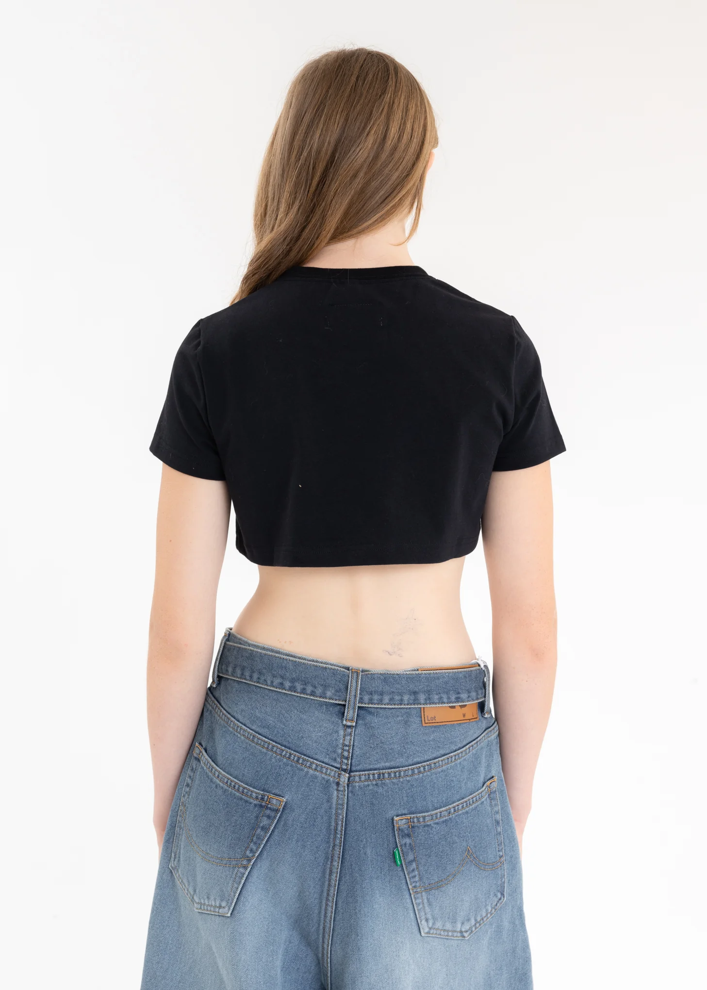 Black I ♡ SHRINK T-SHIRT - Image 3