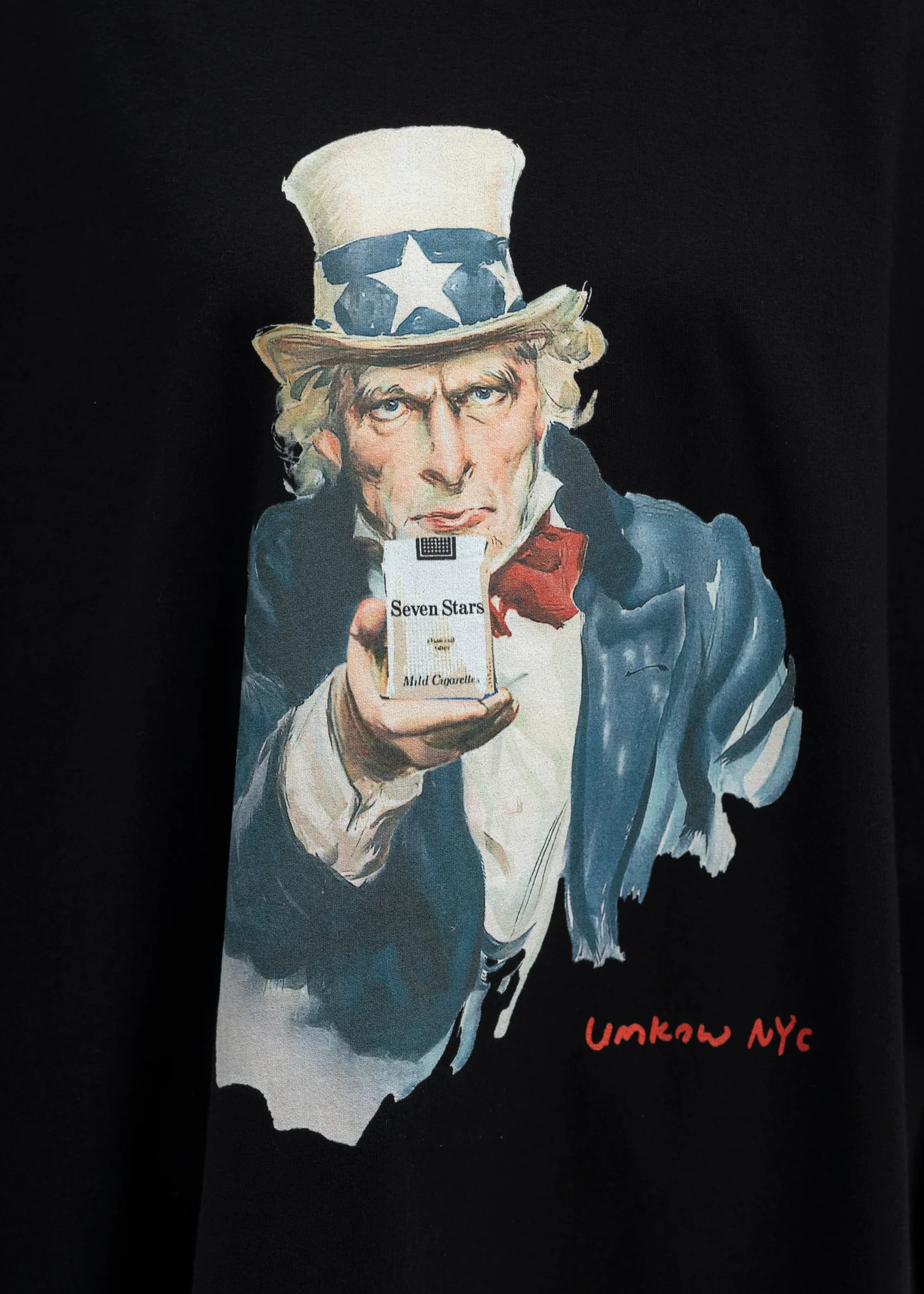 BLACK I WANT YOU SEVEN STARS T-SHIRT - Image 4