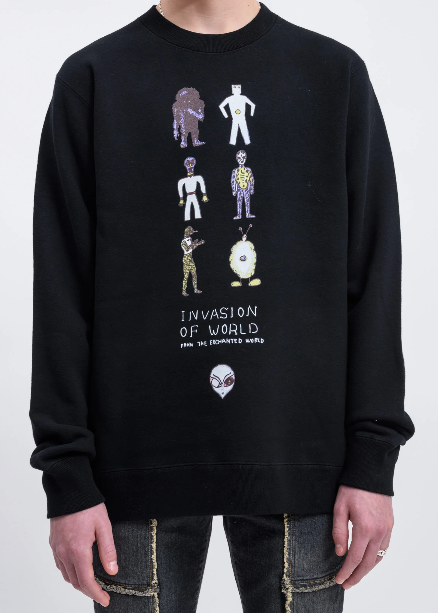 Black Invasion Of World Sweater - Image 2