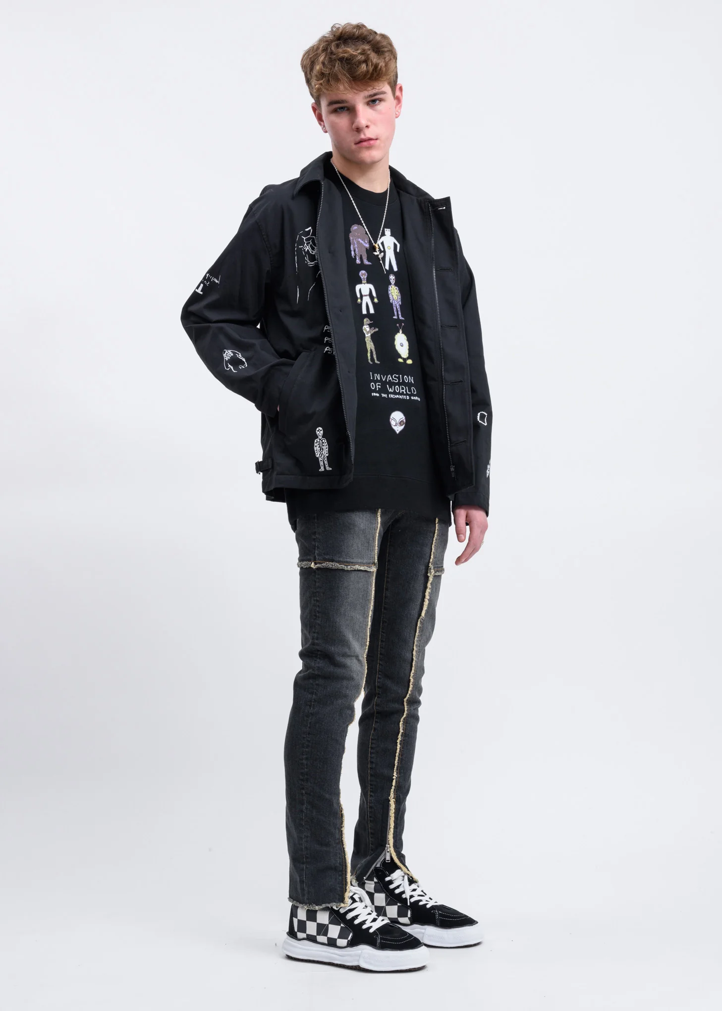 Black Invasion Of World Sweater - Image 5