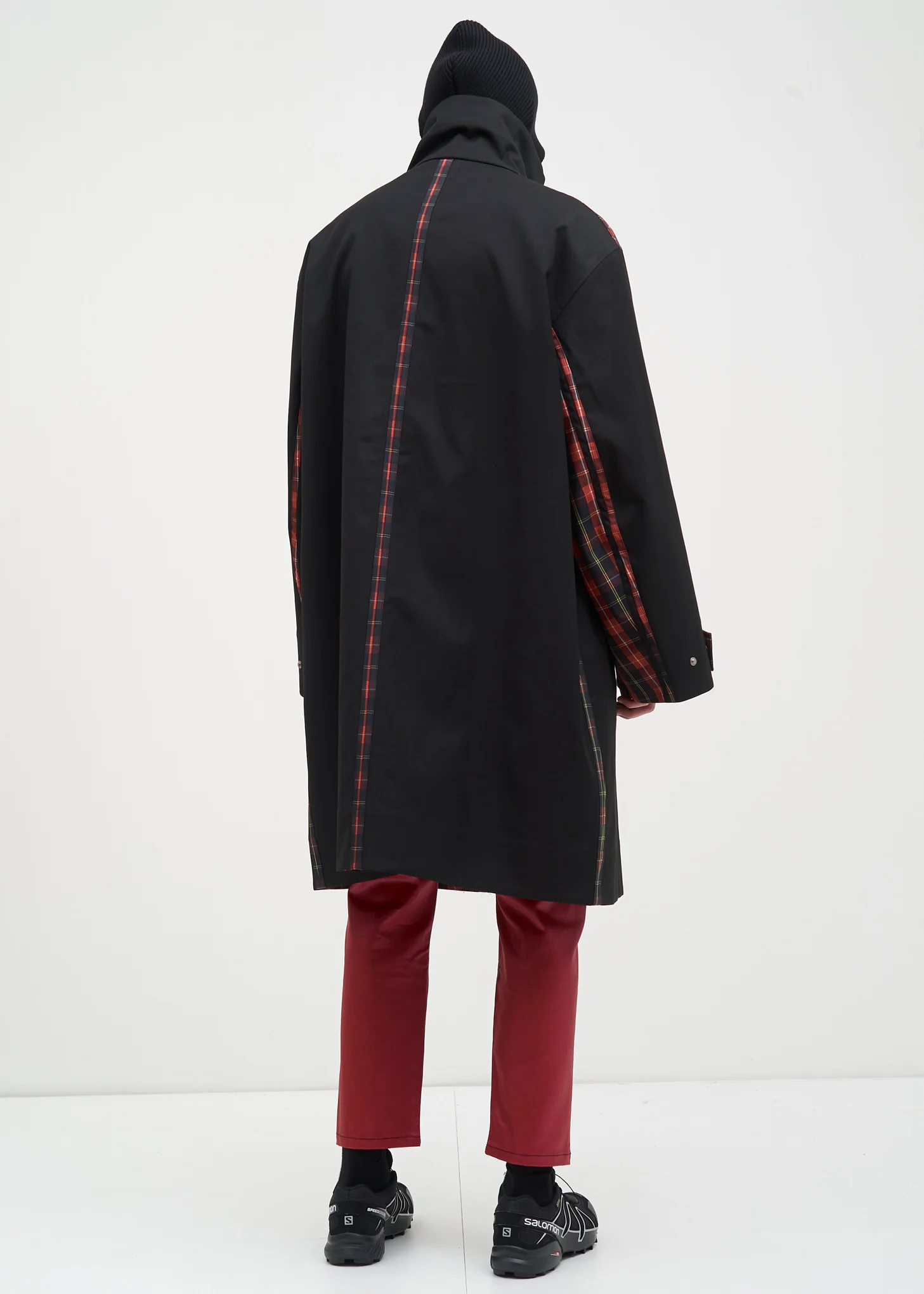 Black Ivan Oversized Car Coat - Image 3