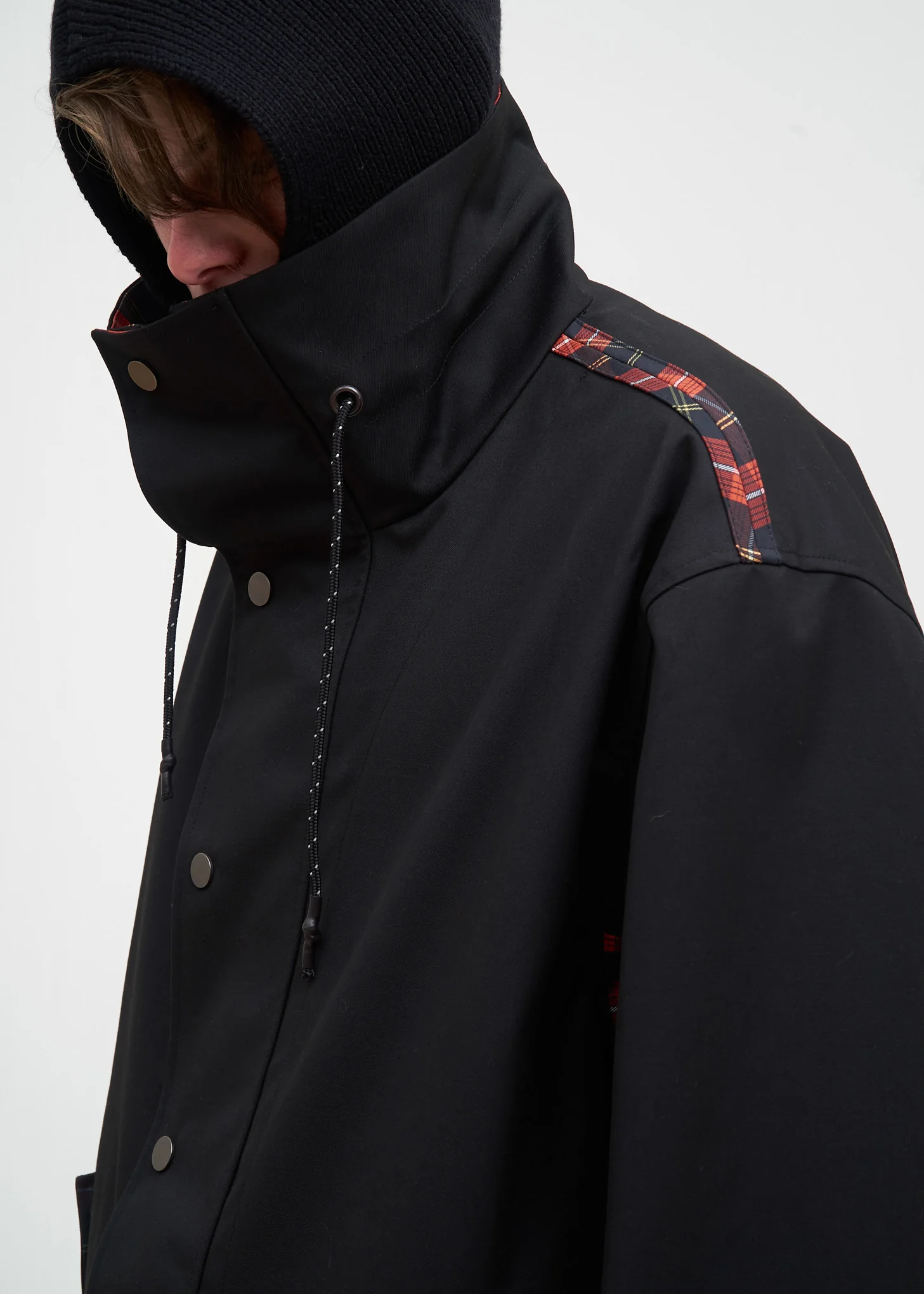 Black Ivan Oversized Car Coat - Image 6