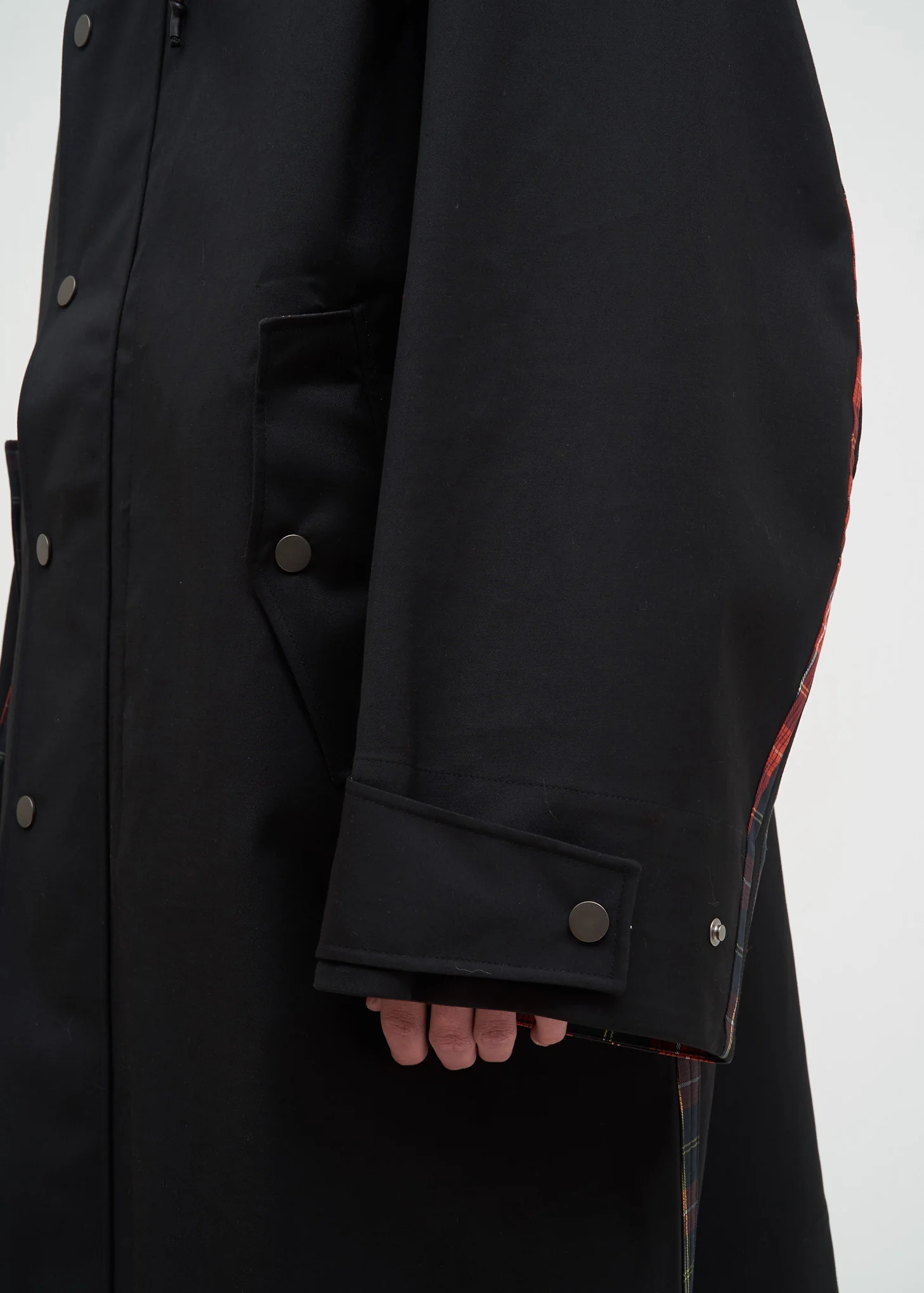 Black Ivan Oversized Car Coat - Image 7