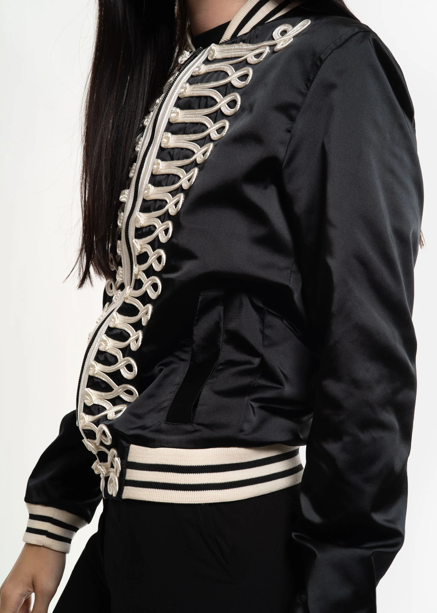 Black Jackson Teddy Jacket - Image 6