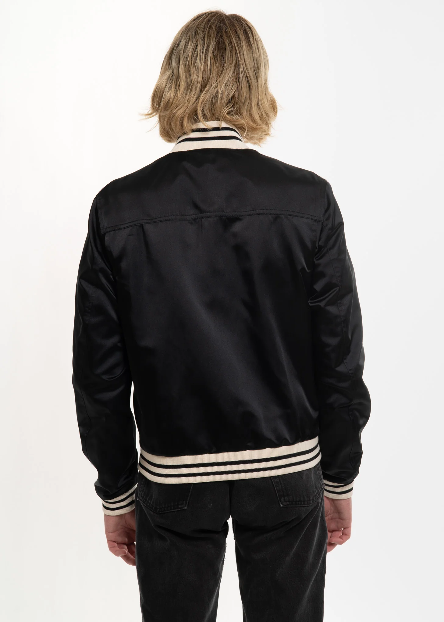 Black Jackson Teddy Jacket - Image 4