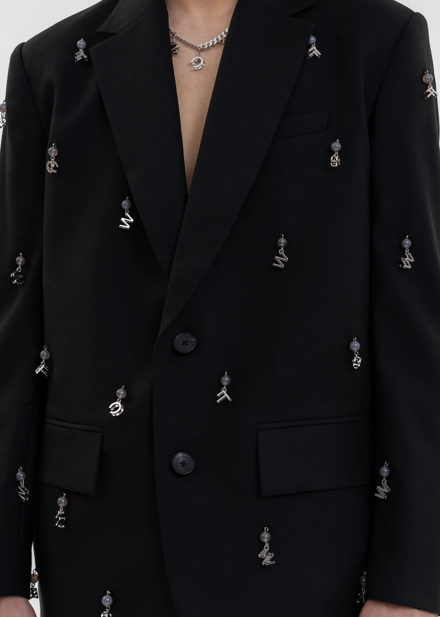 BLACK JADE STONE ''FCW'' LOGO BLAZER - Image 3