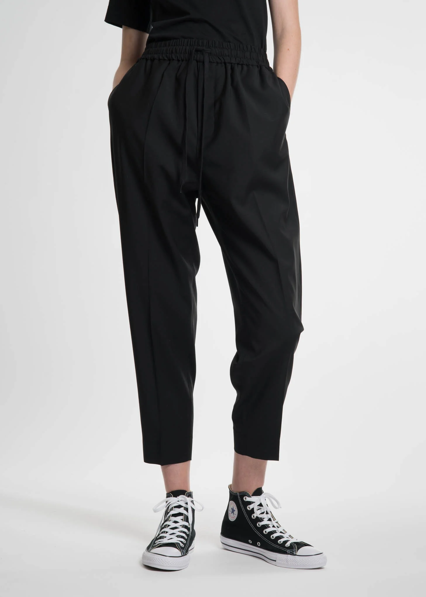 Black Jalousie Trousers