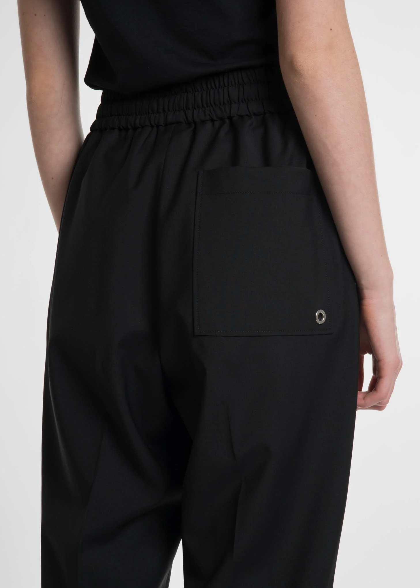 Black Jalousie Trousers - Image 4