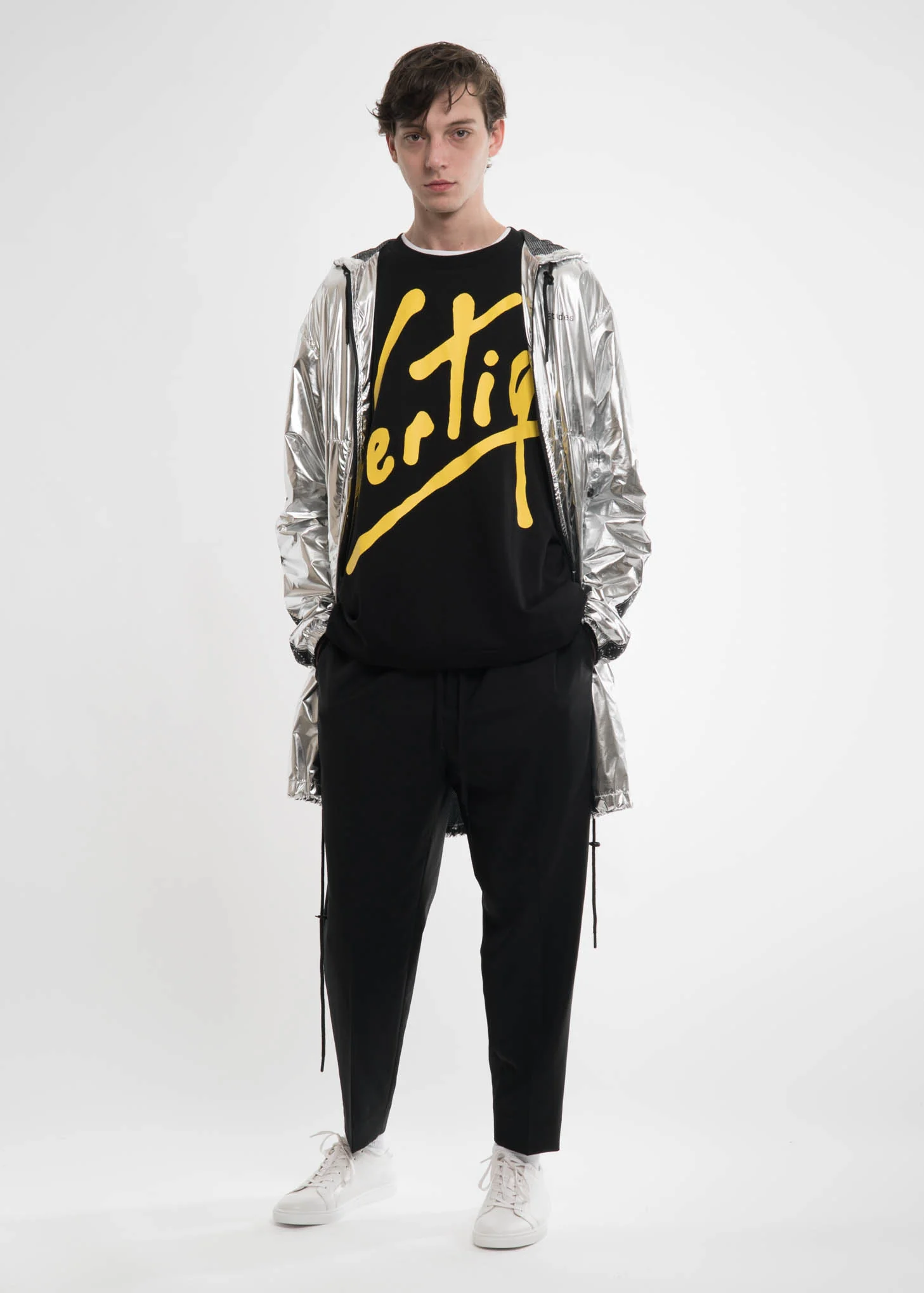 Black Jalousie Trousers - Image 2