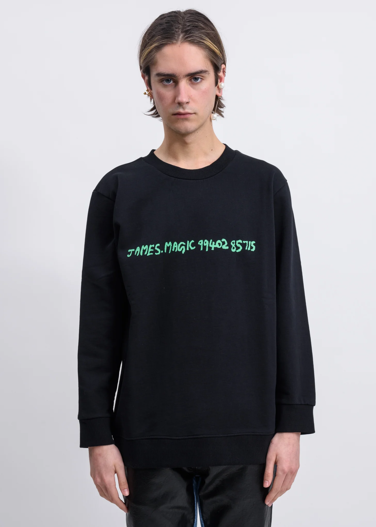 Black James Magic Sweater