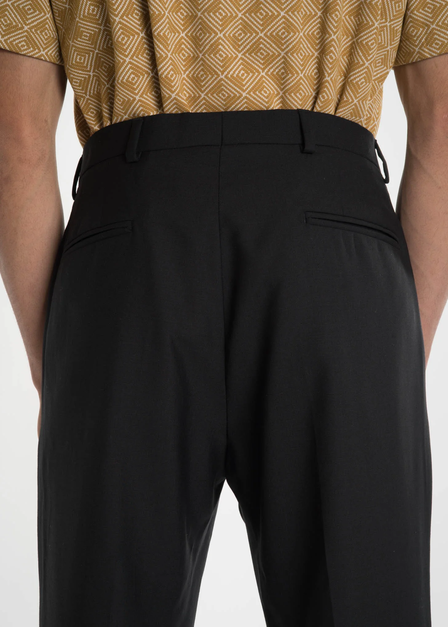 Black Jay Pleated Trousers - Image 4