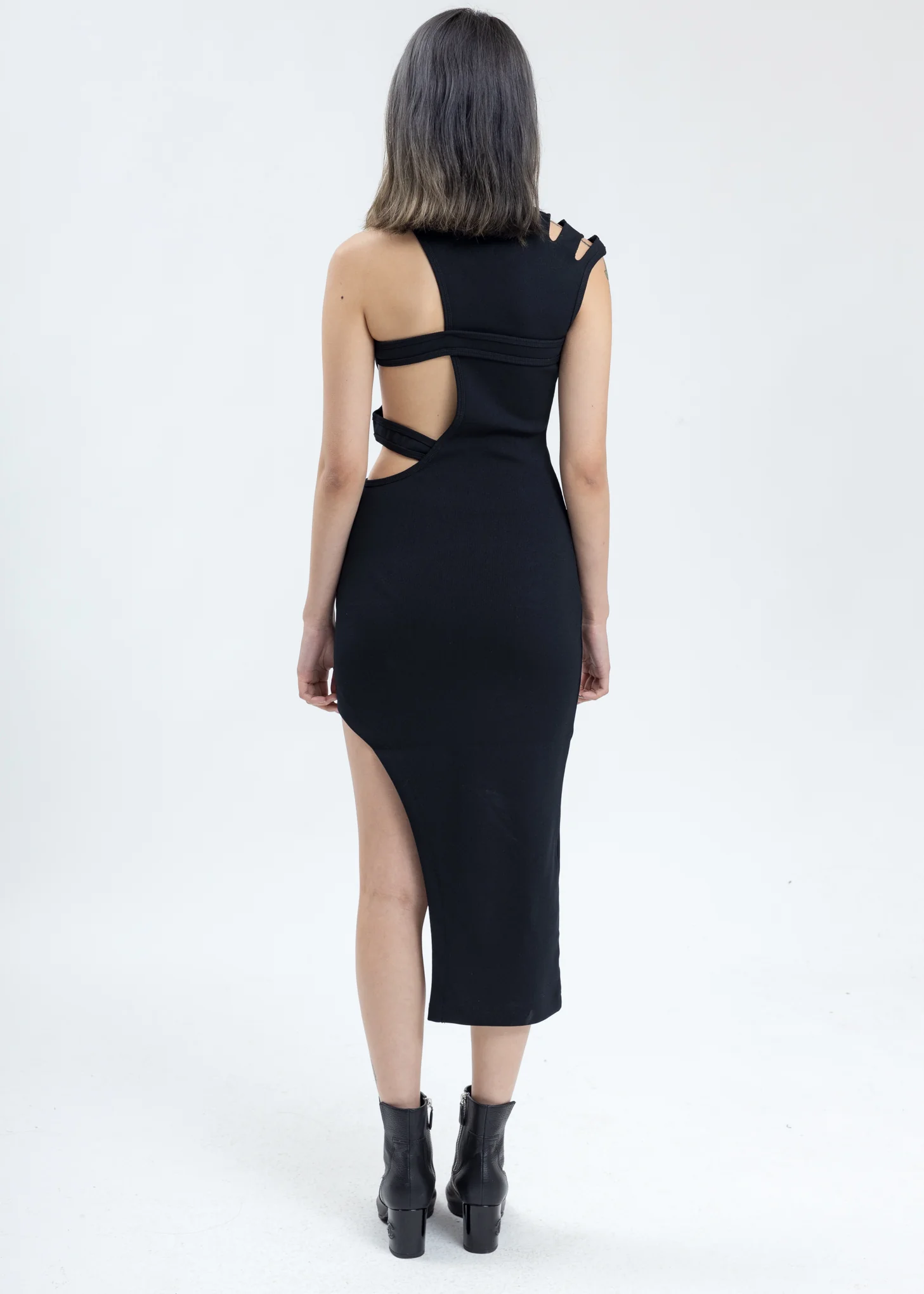 Black Jersey FCW Dress - Image 2