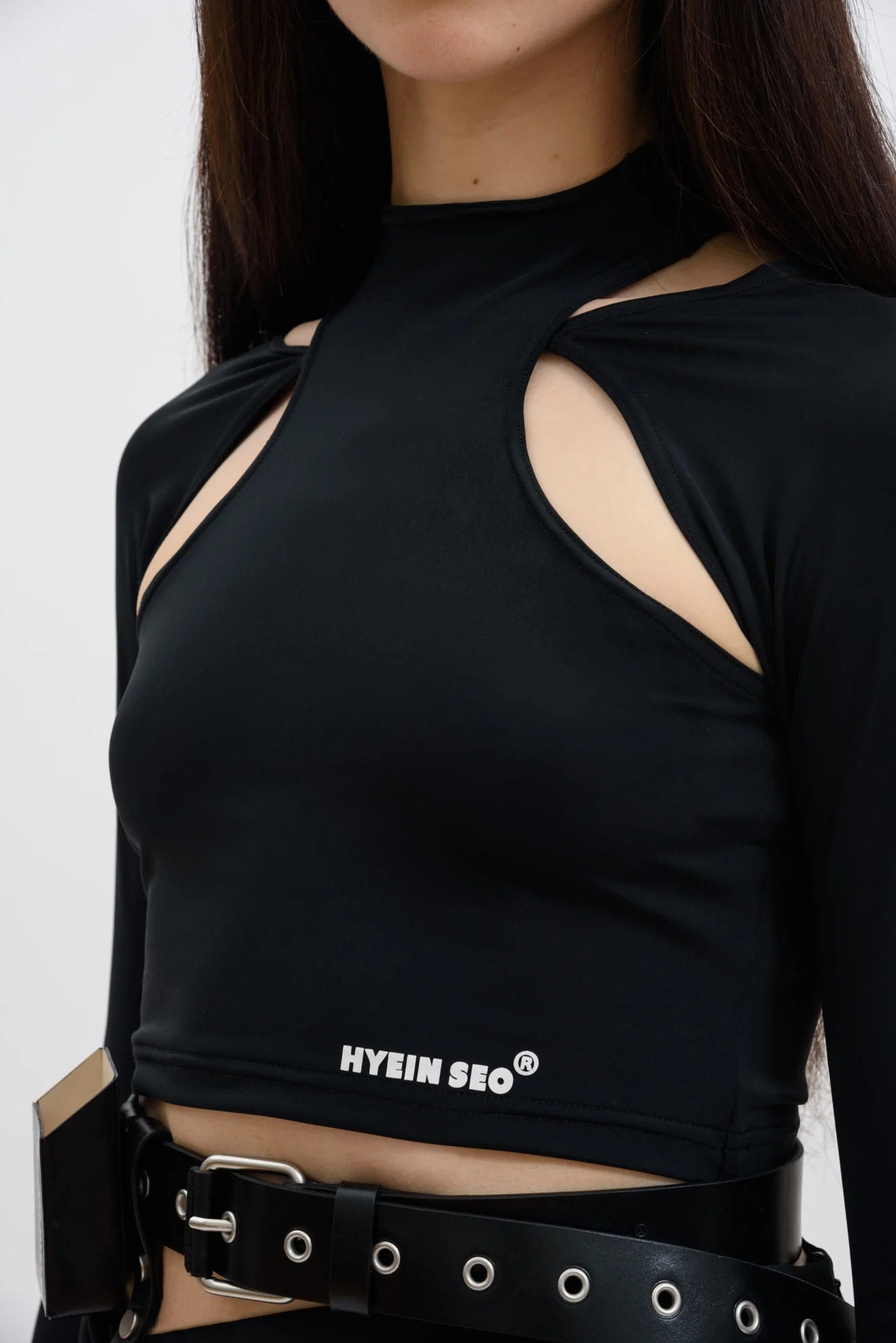 Black Jersey Top w/ Sleeves - Image 4