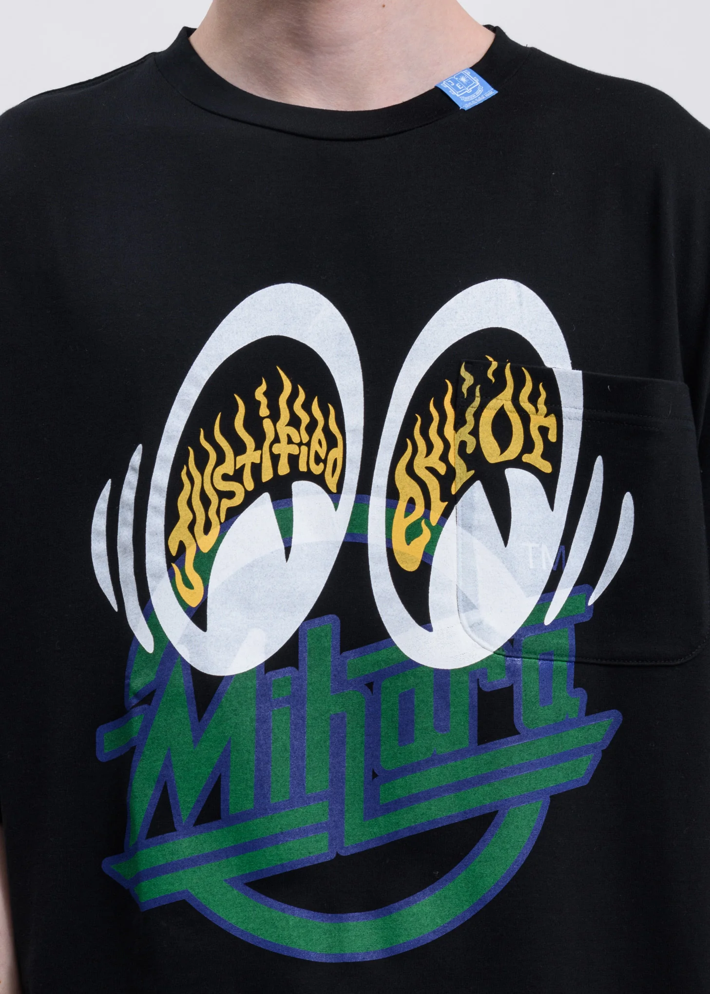 Black Justified Error Eye Printed T-Shirt - Image 3