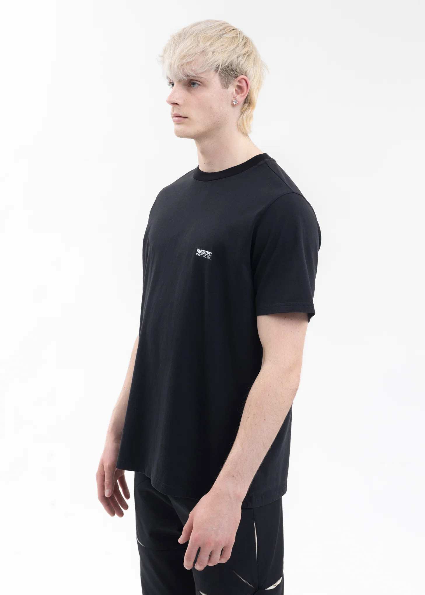 BLACK TWO GIRLS T-SHIRT - Image 3