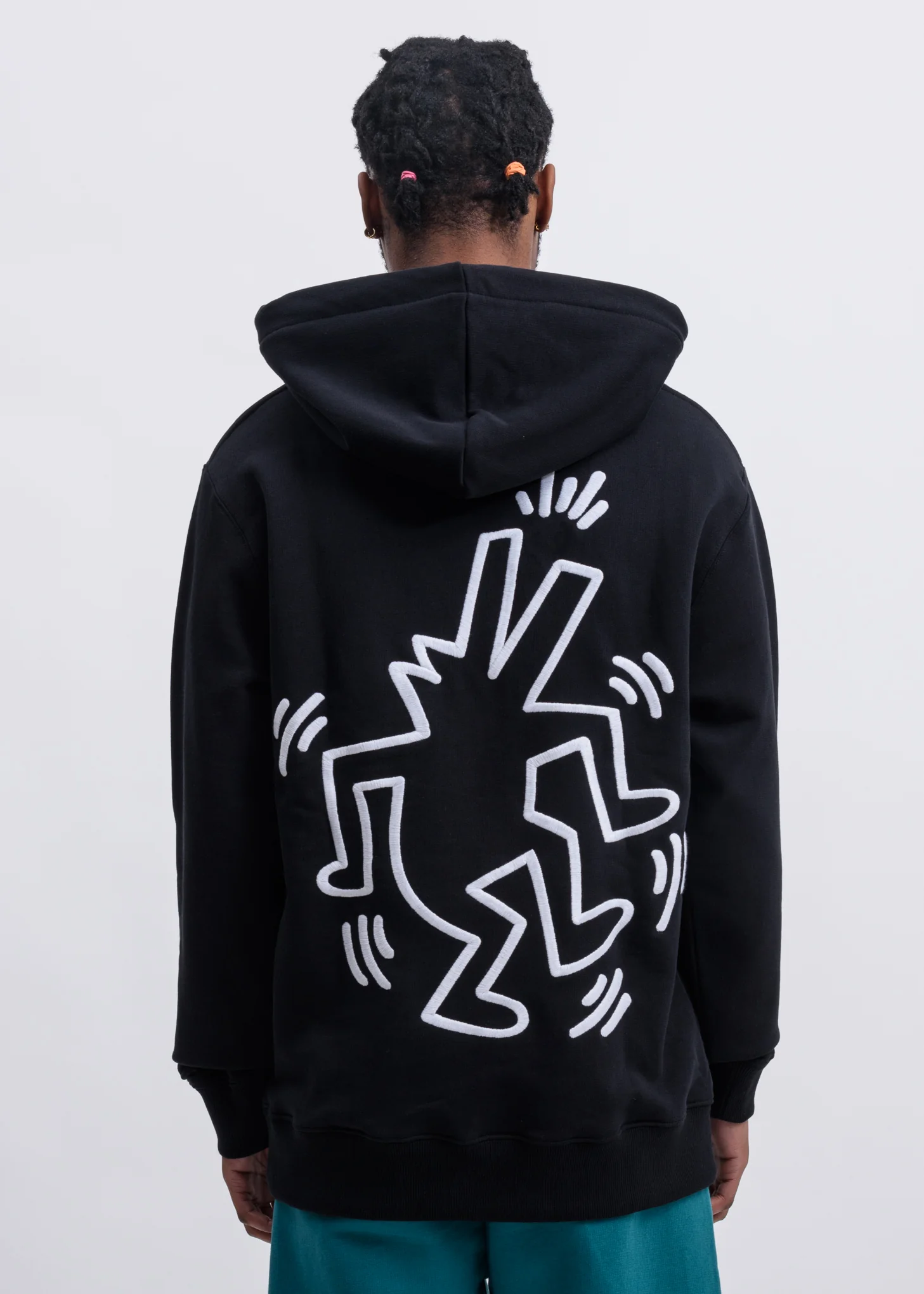 Black Keith Haring Edition Hoodie - Image 2