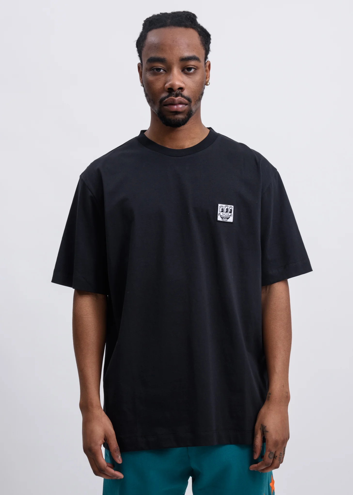 Black Keith Haring Edition Wonder Patch T-Shirt