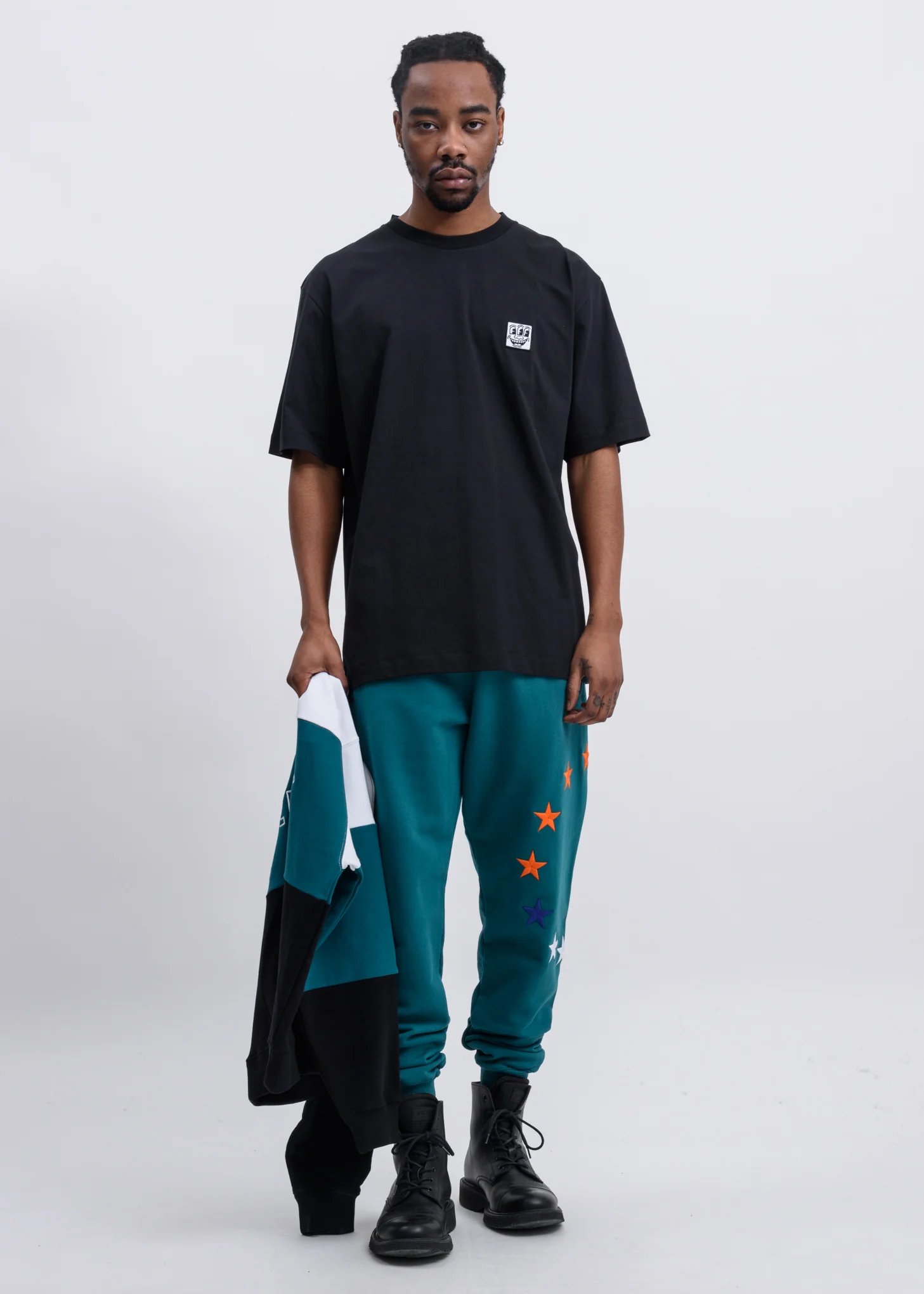Black Keith Haring Edition Wonder Patch T-Shirt - Image 4