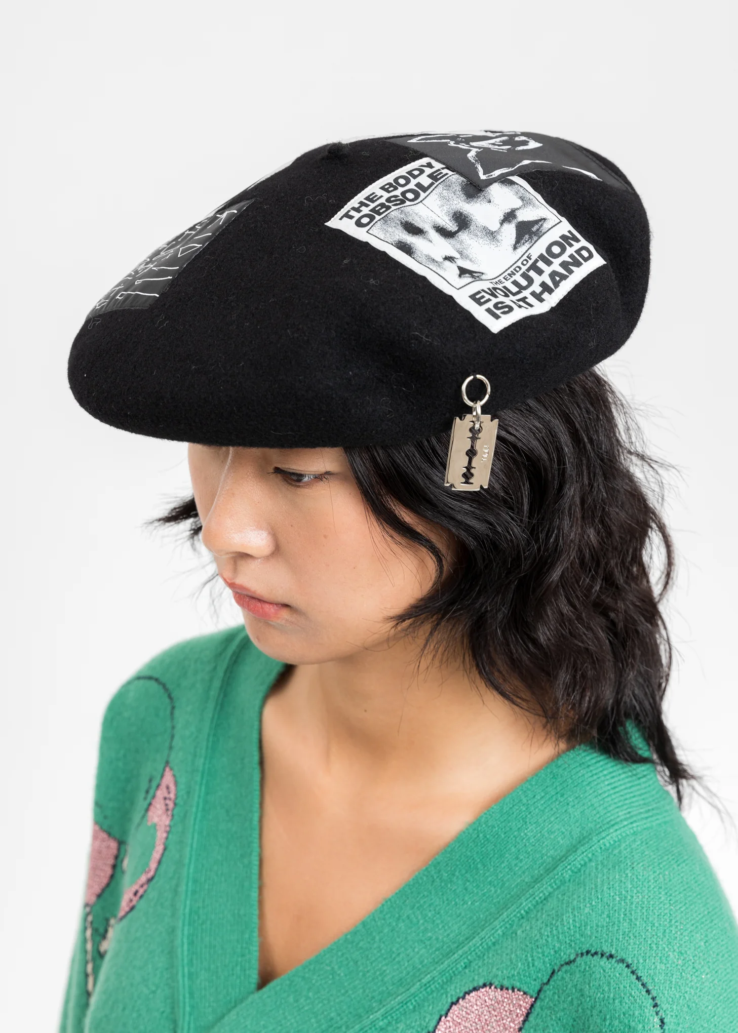 Black KIDILL × CA4LA Big Beret