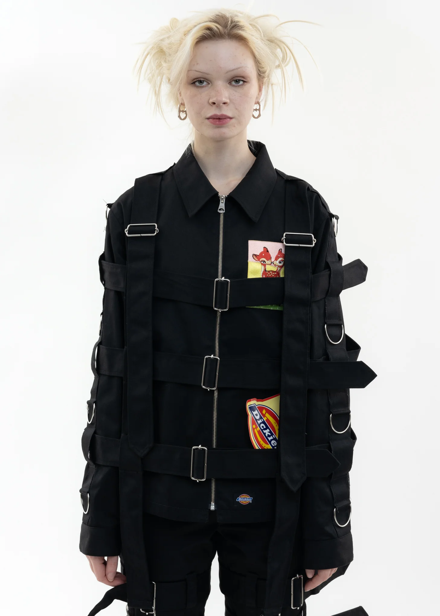 Black KIDILL × Dickies Chaos Bondage Jacket