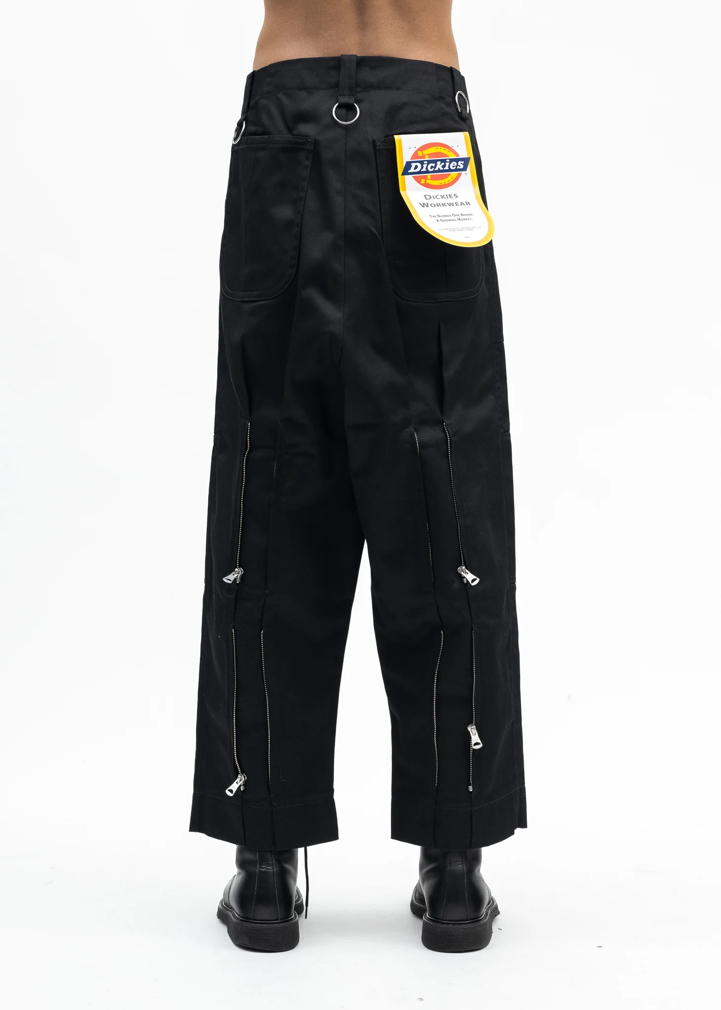 BLACK KIDILL × DICKIES LOOSE FIT BONDAGE PANTS - Image 2