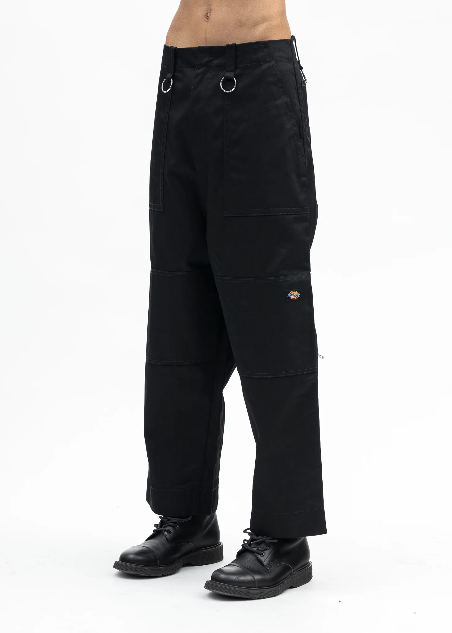 BLACK KIDILL × DICKIES LOOSE FIT BONDAGE PANTS - Image 4
