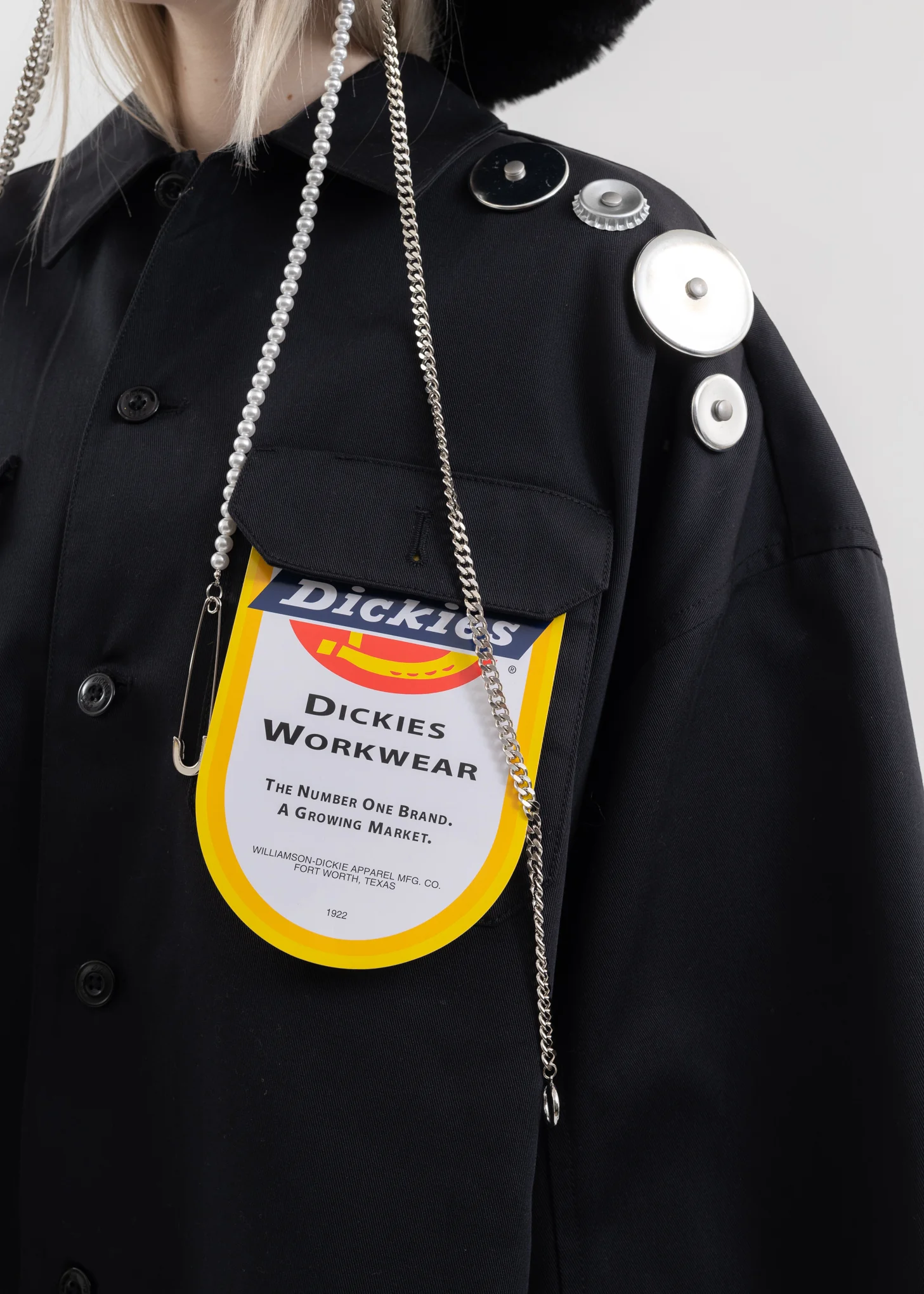 Black KIDILL × Dickies Military Shirt - Image 5