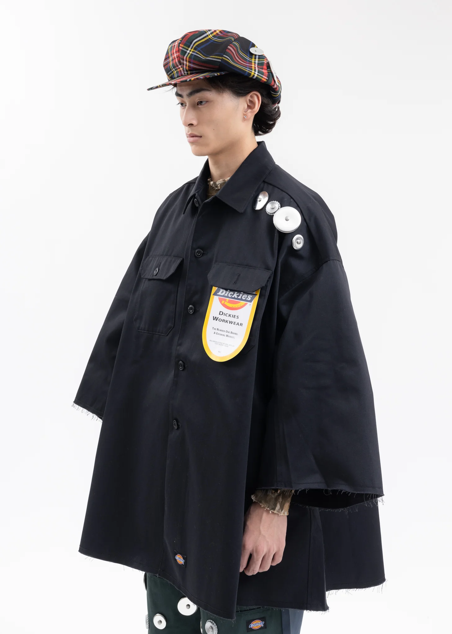 Black KIDILL × Dickies Military Shirt - Image 3