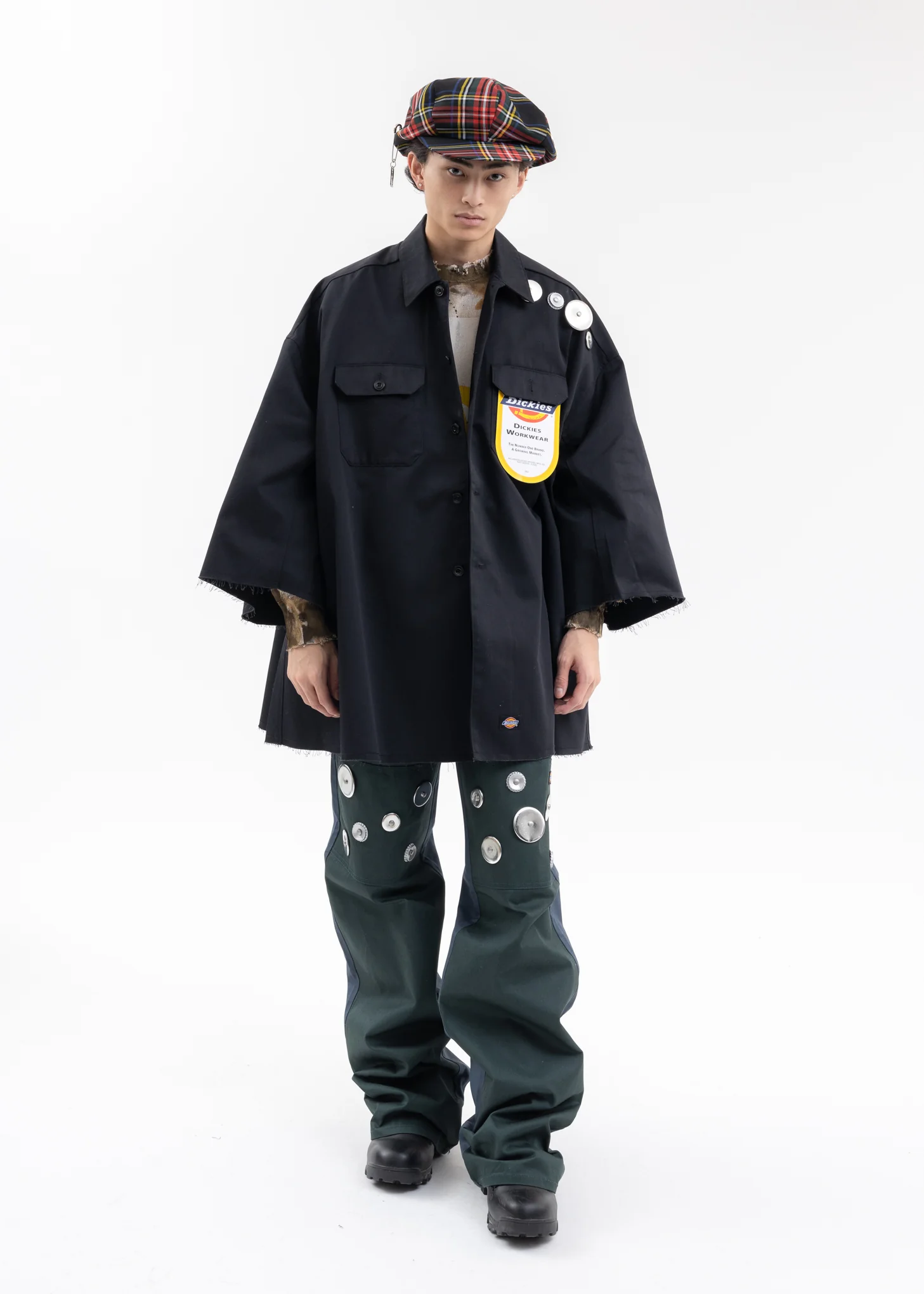 Black KIDILL × Dickies Military Shirt - Image 7