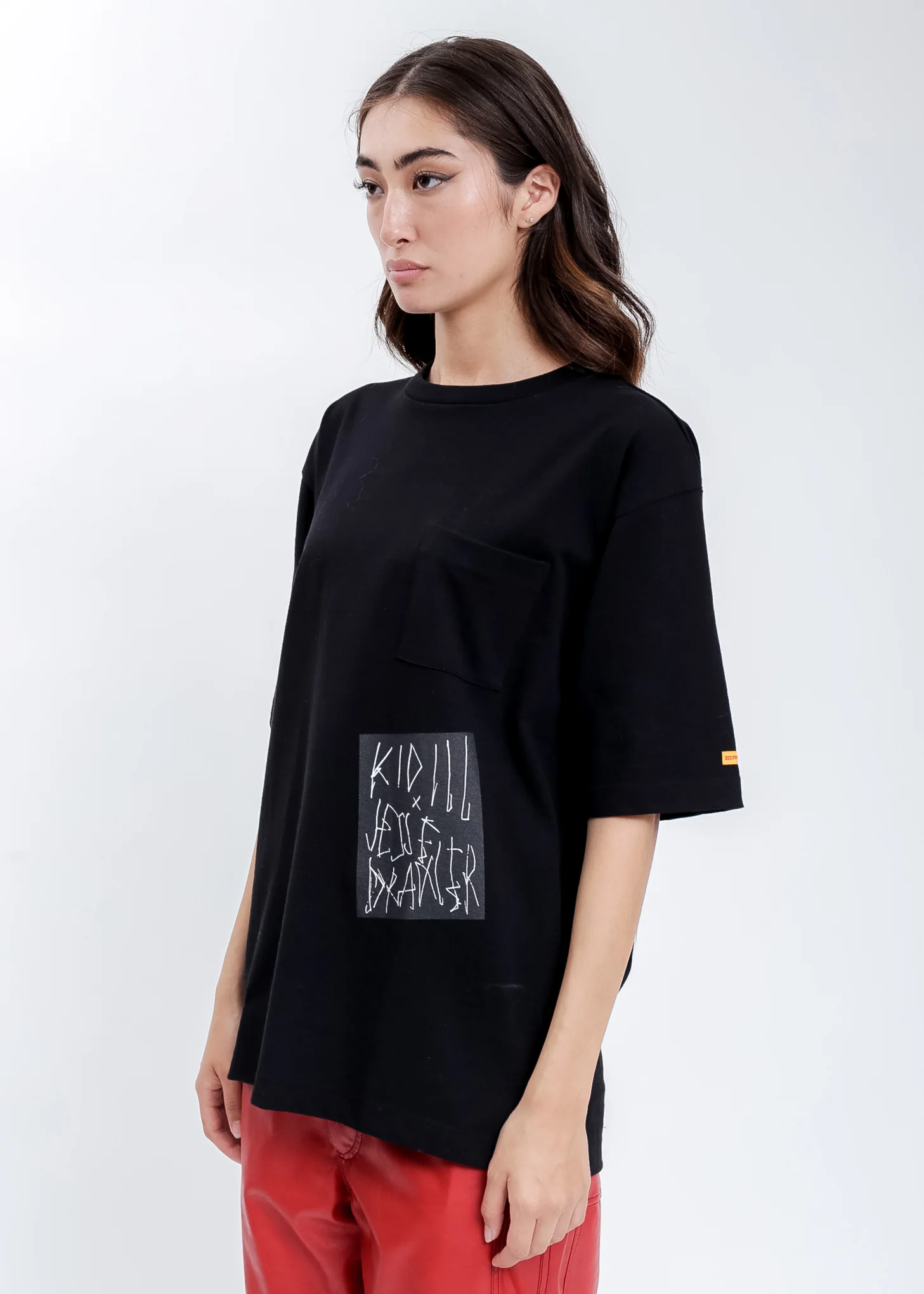 Black KIDILL × EDWIN A Mess T-Shirt - Image 3